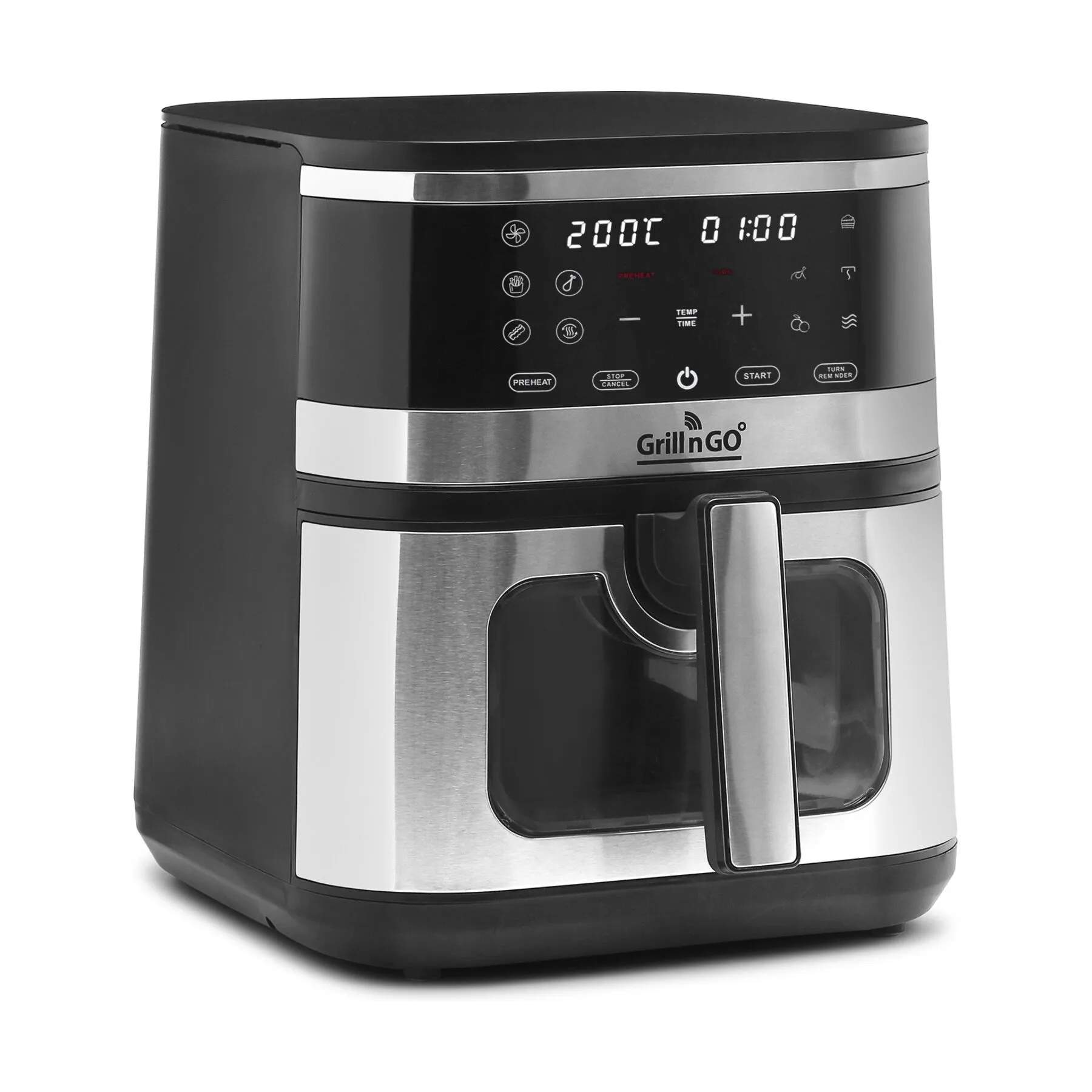 GRILL'N'GO Airfryers Barcelona Airfryer i Sort, 2