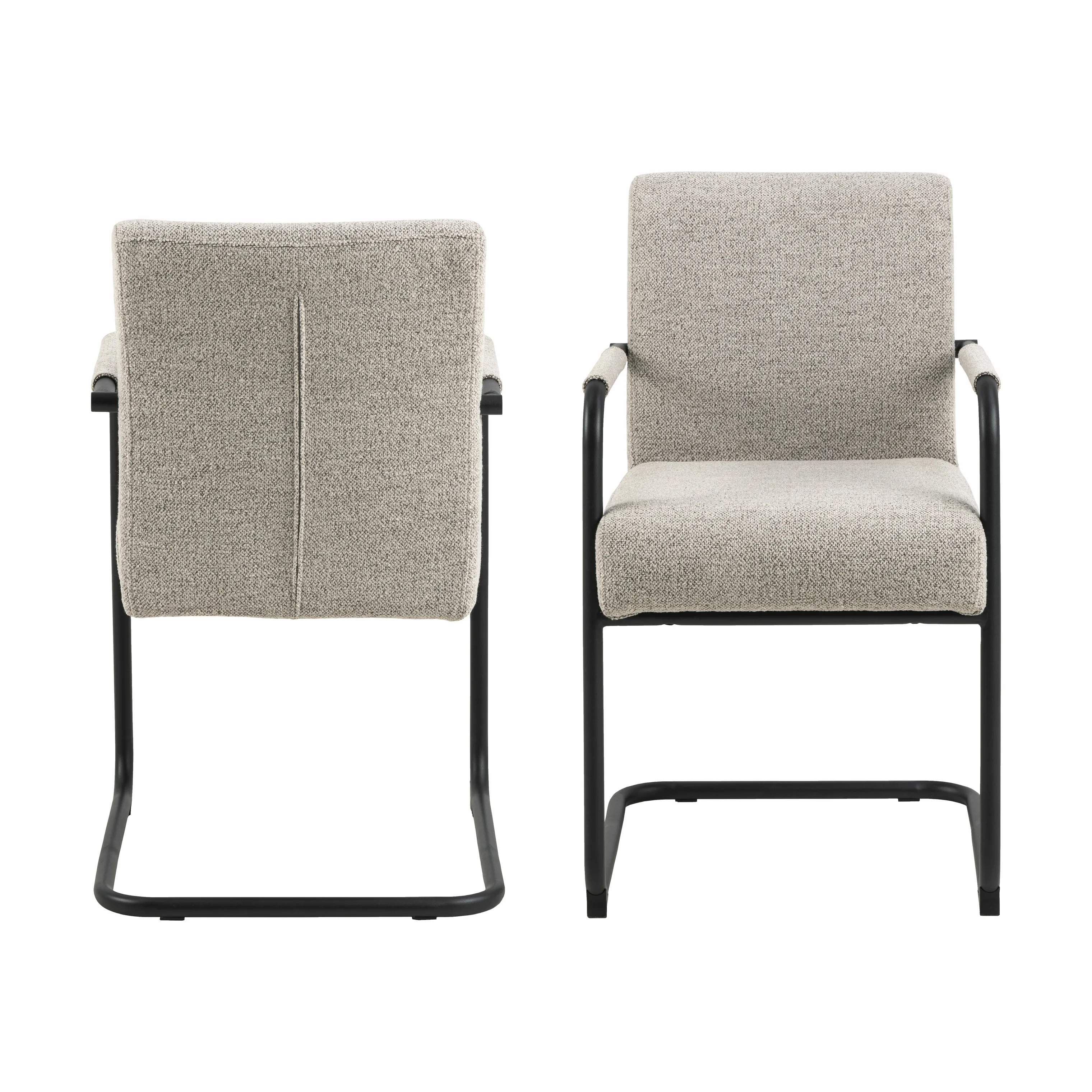 CASA Living Spisebordsstole Adele Spisebordsstol - 2 stk. i beige, 7
