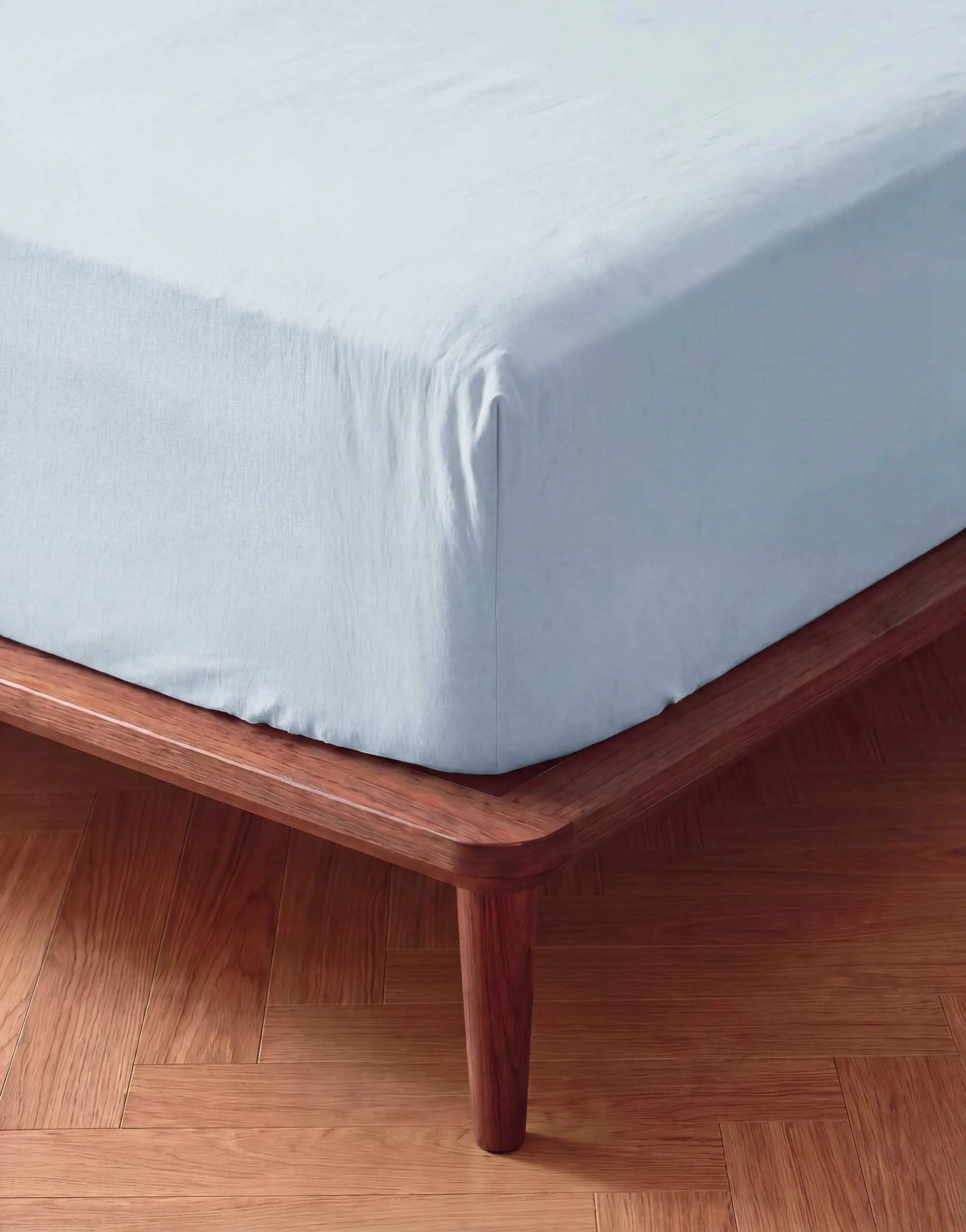 Essenza Lagner Fine Organic Jersey Topmadraslagen i Iceblue, B100 x L220 cm, 4