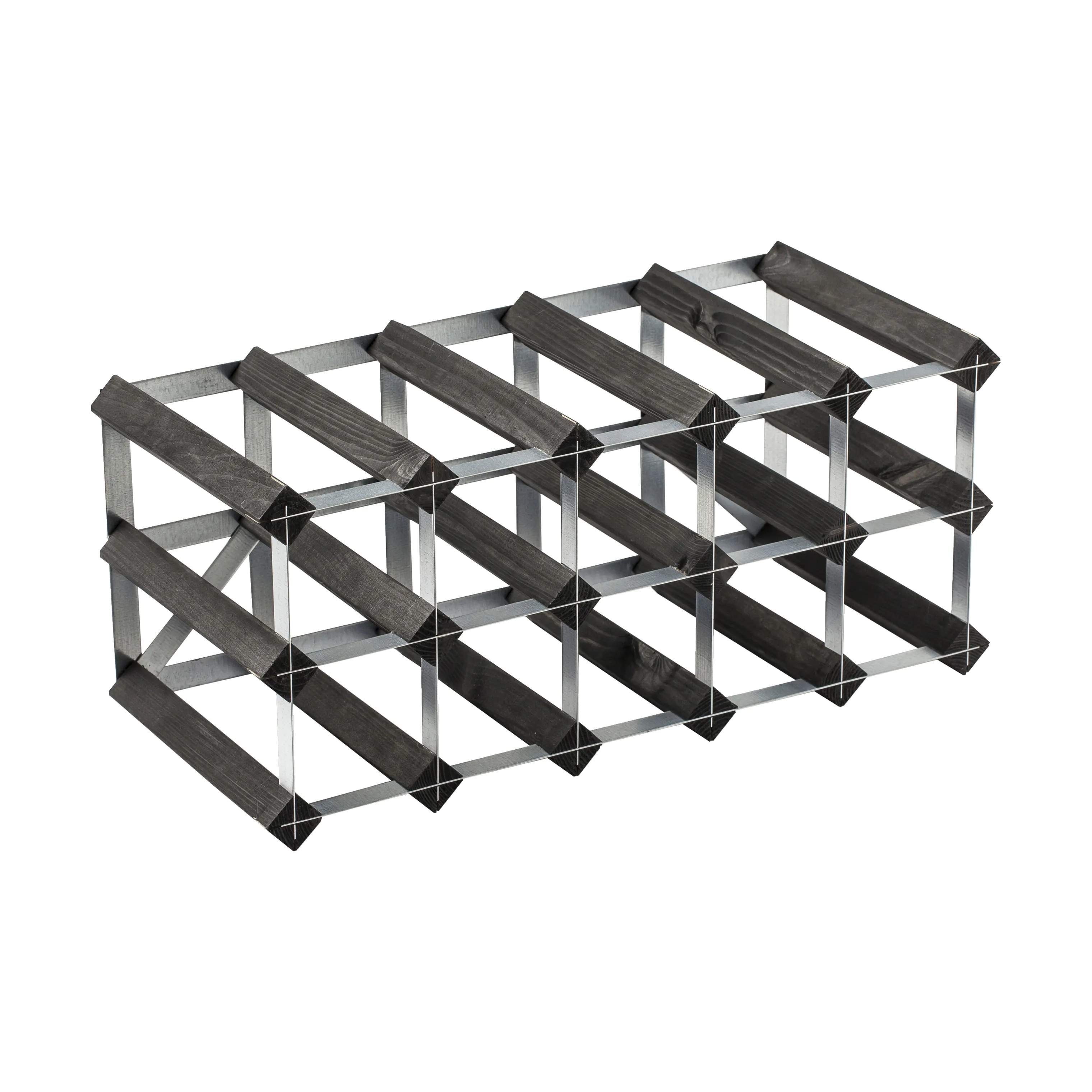 Traditional Wine Racks Vinreoler Vinreol i Sort ask, 15 flasker, 1