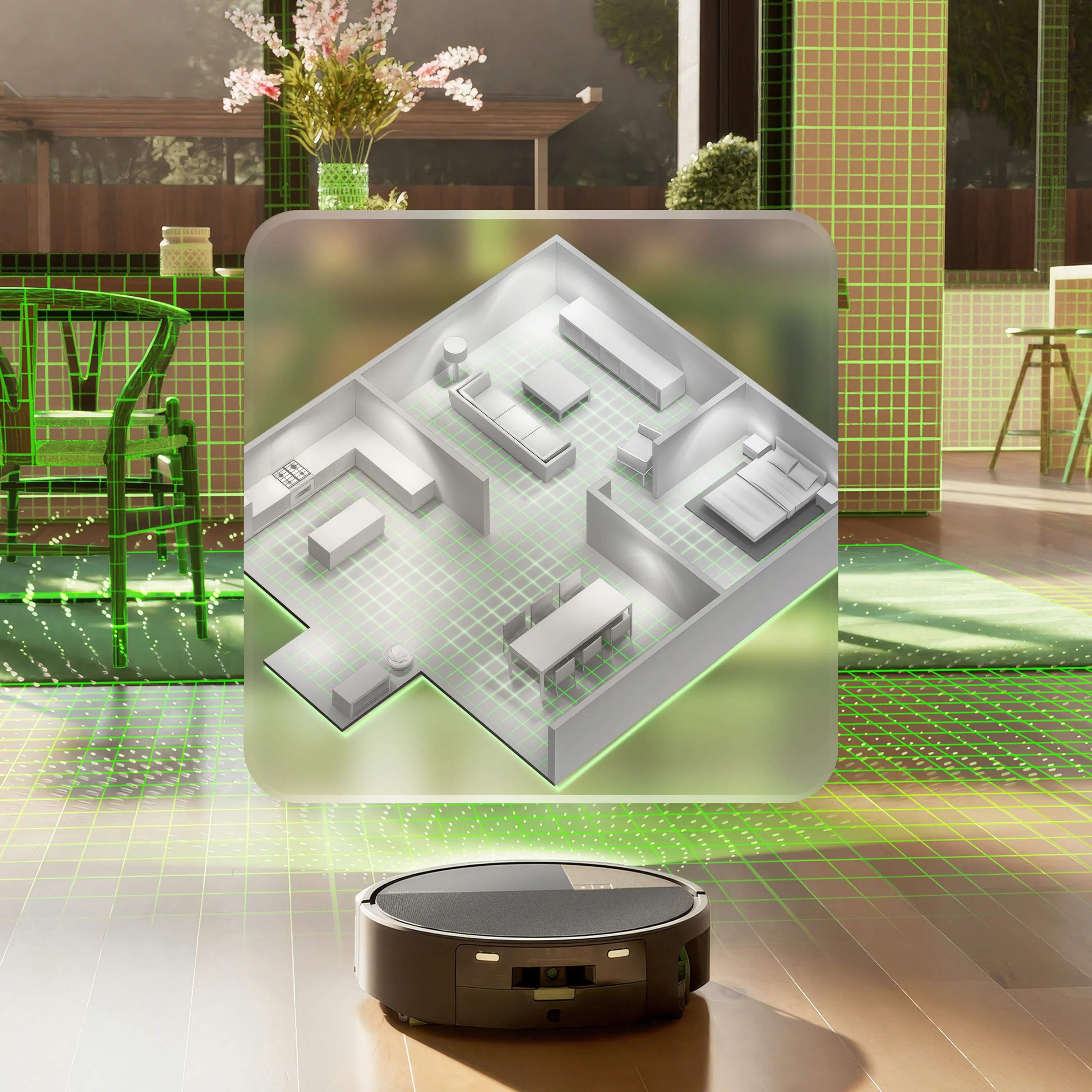 iRobot Robotstøvsugere Roomba Combo Robotstøvsuger 775 i Sort, 3