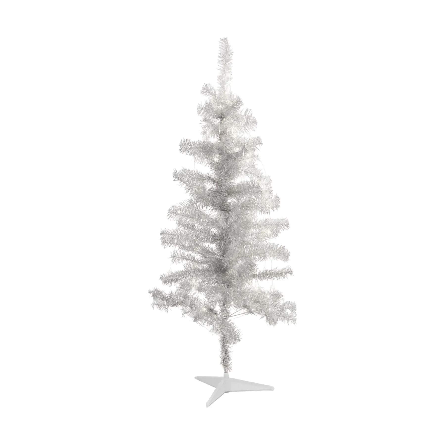 Sirius Juletræer Happy Kunstigt Juletræ m. LED i Sølv, 1