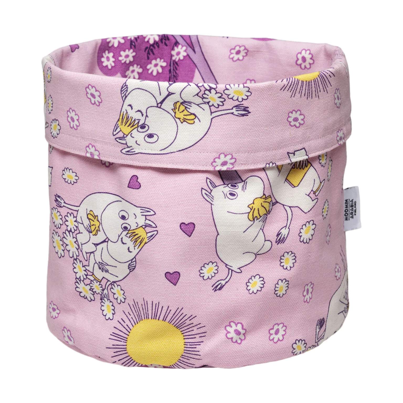 Moomin Arabia Kurve Arabia Køkken Opbevaringskurv i Lyserød, 21 cm, 1