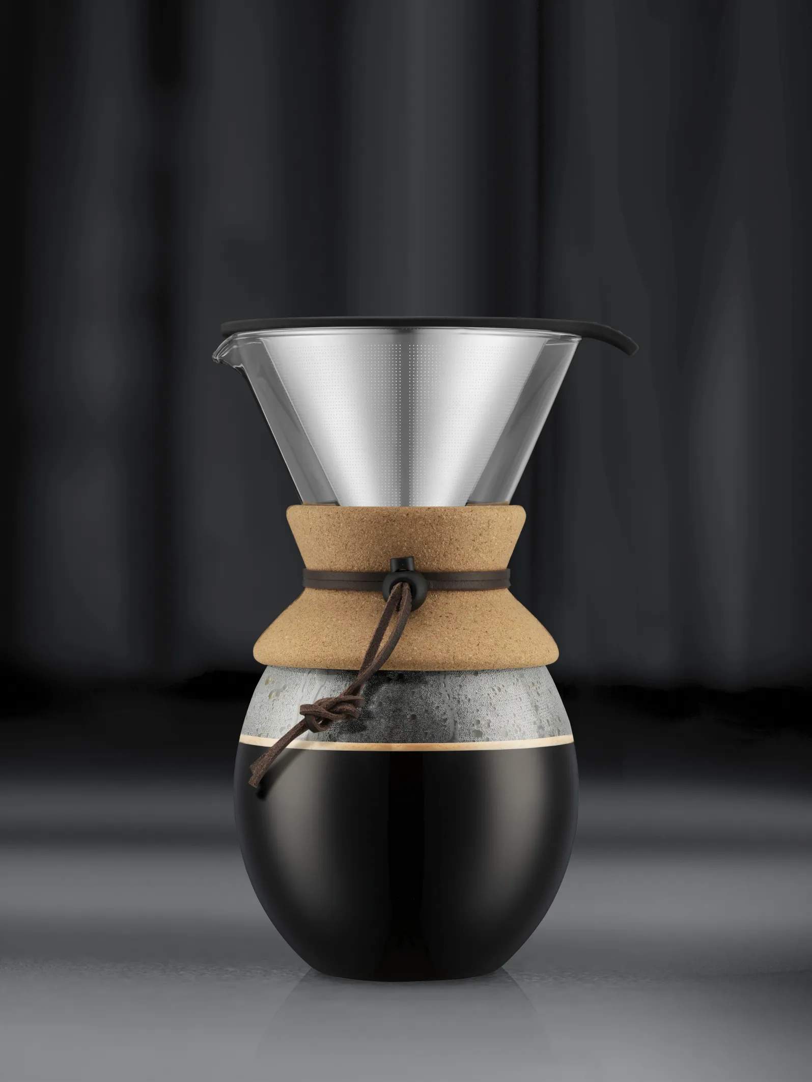 Bodum Kaffemaskiner Pour Over Kaffebrygger i cork/krom, 2