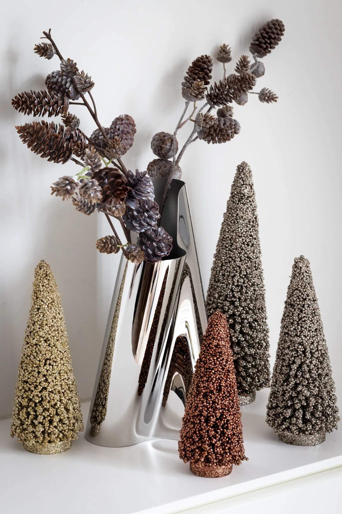 Casa Christmas Kunstige blomster Kunstig Gren i Små kogler, 2