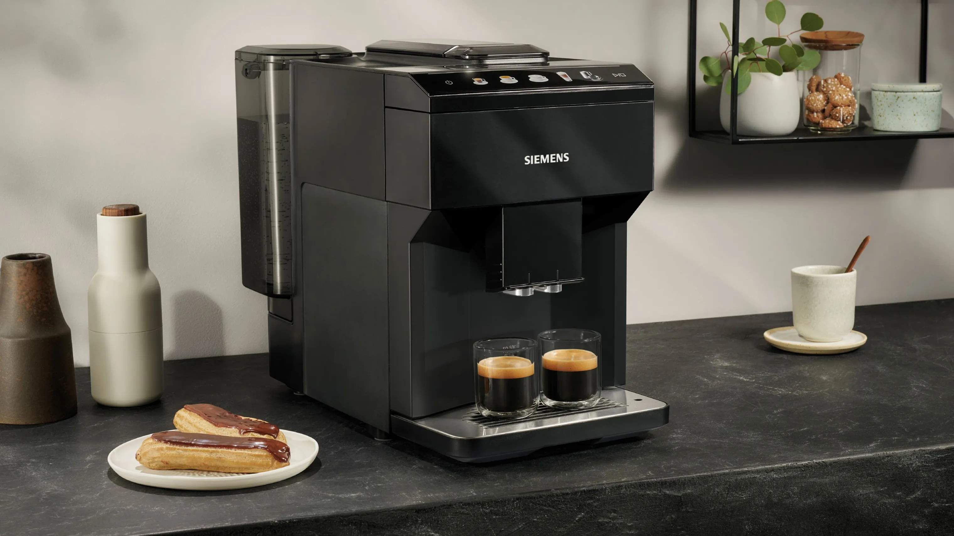 Siemens Espressomaskiner EQ500 Espressomaskine TP511R09 i Sort 2, 2