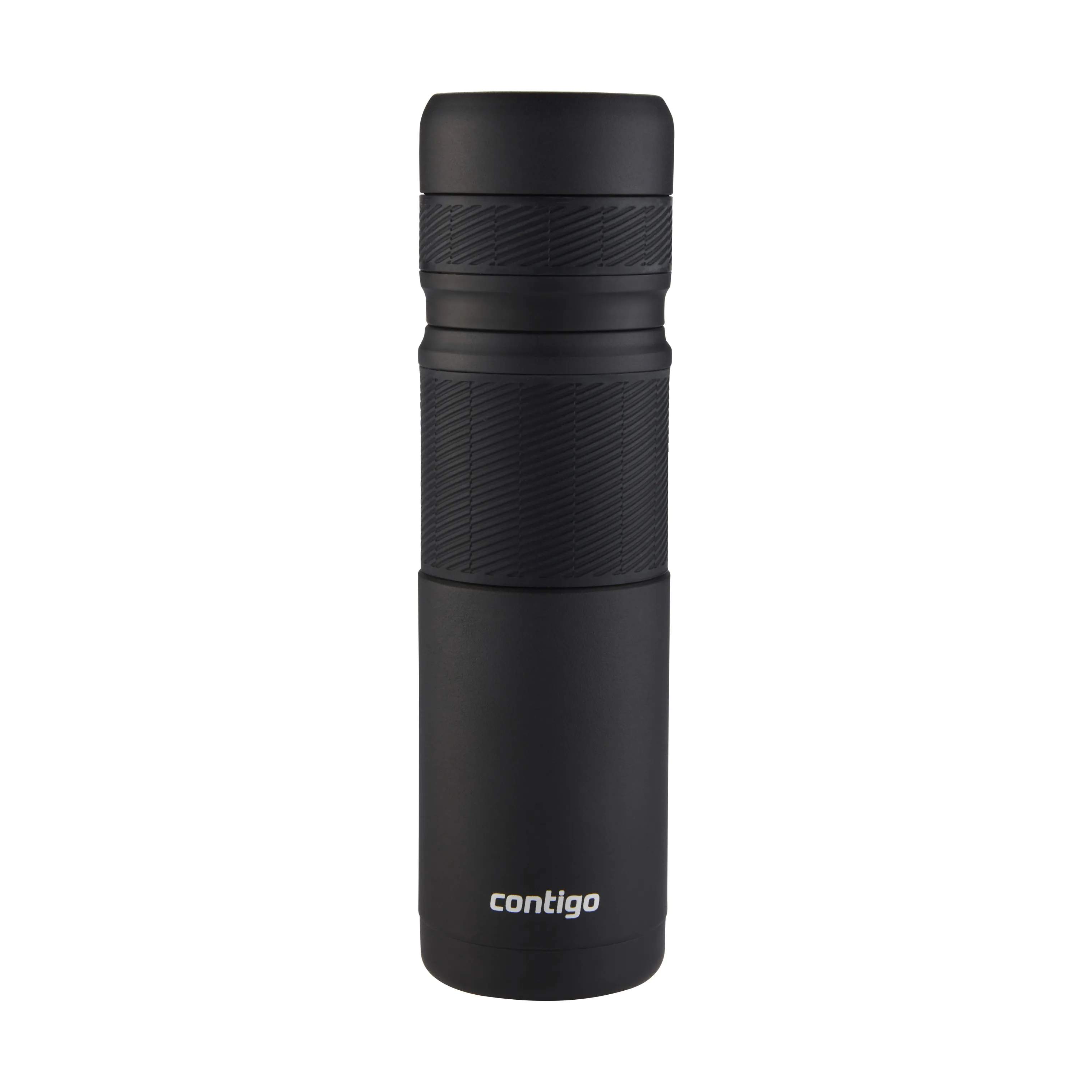 Termoflaske, matte black, large