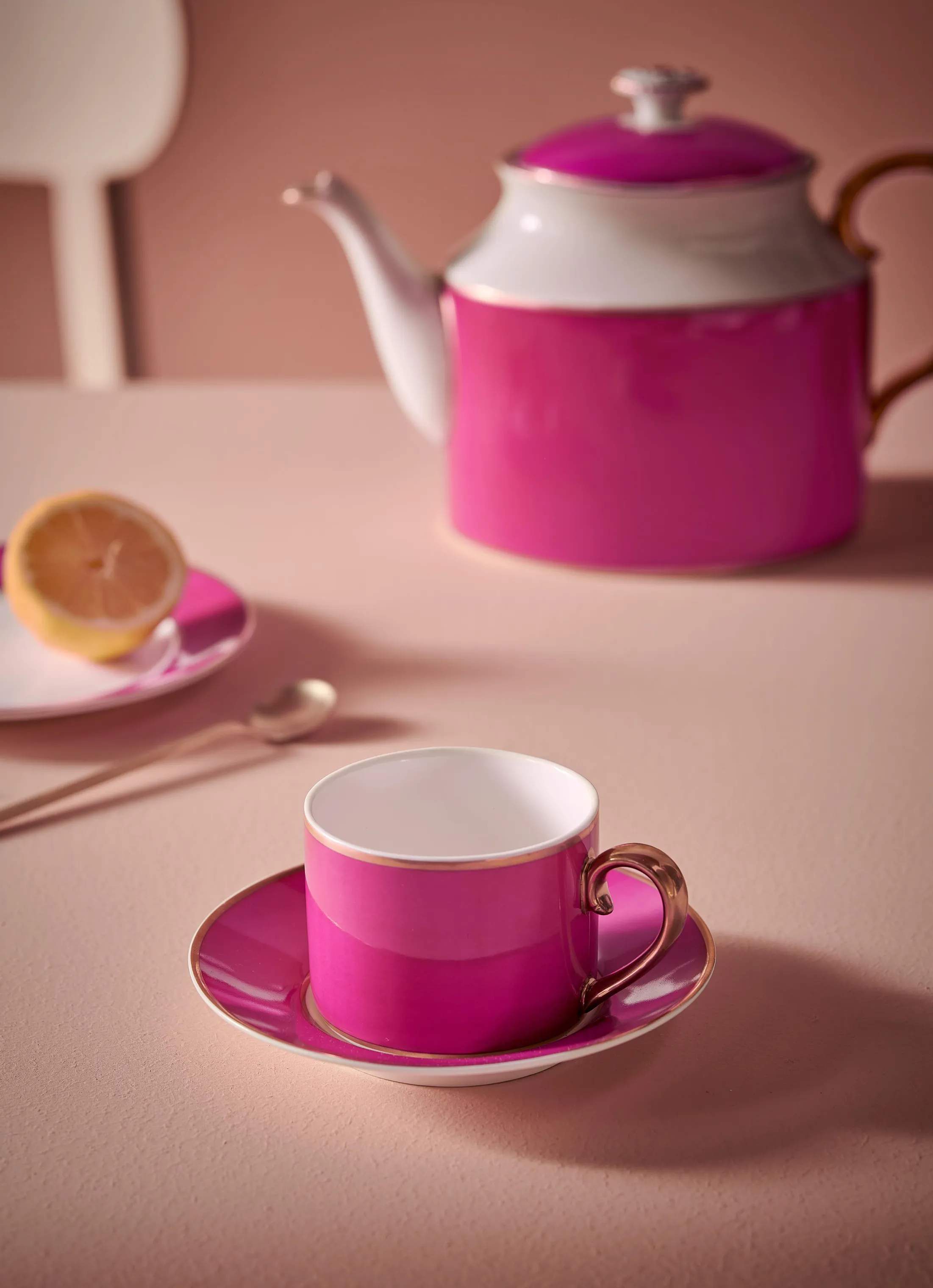 PIP Studio Krus og kopper med hank Pip Chique Kop m. underkop i Pink, 2
