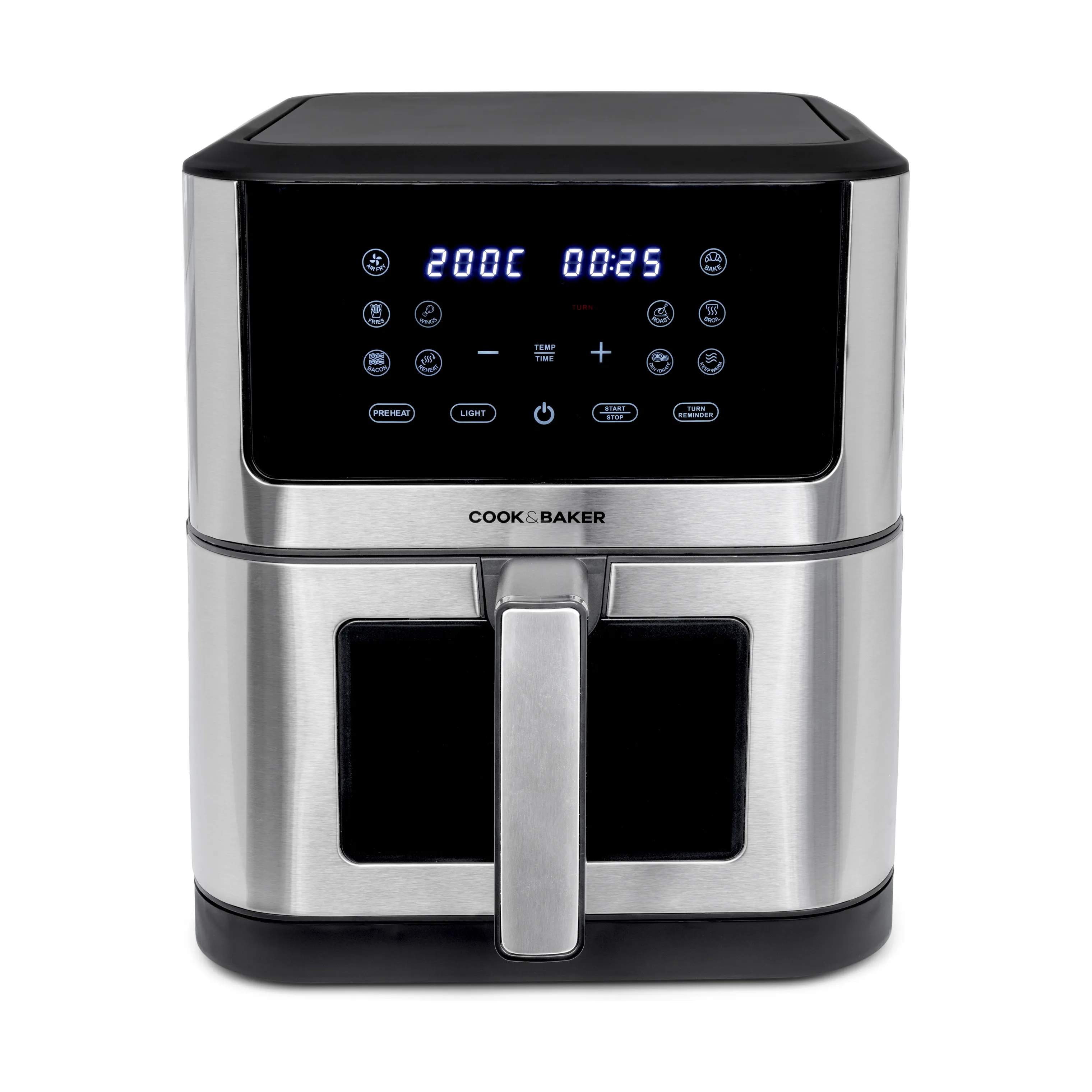 Airfryer, stål, large