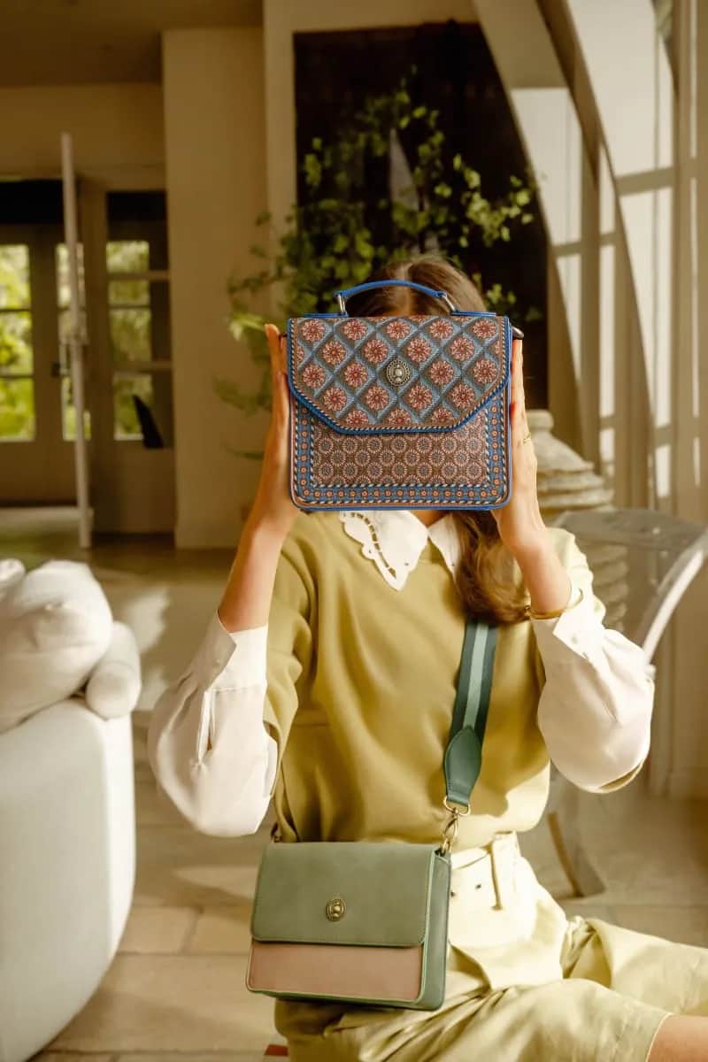 PIP Studio Øvrigt interiør Frances Crossbody Taske i Blue, B17,15 x L19 cm, 2