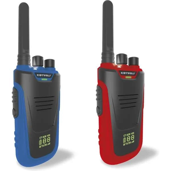 Kidywolf Til børneværelset Walkie Talkie - 2 stk. i Blå/rød, 1