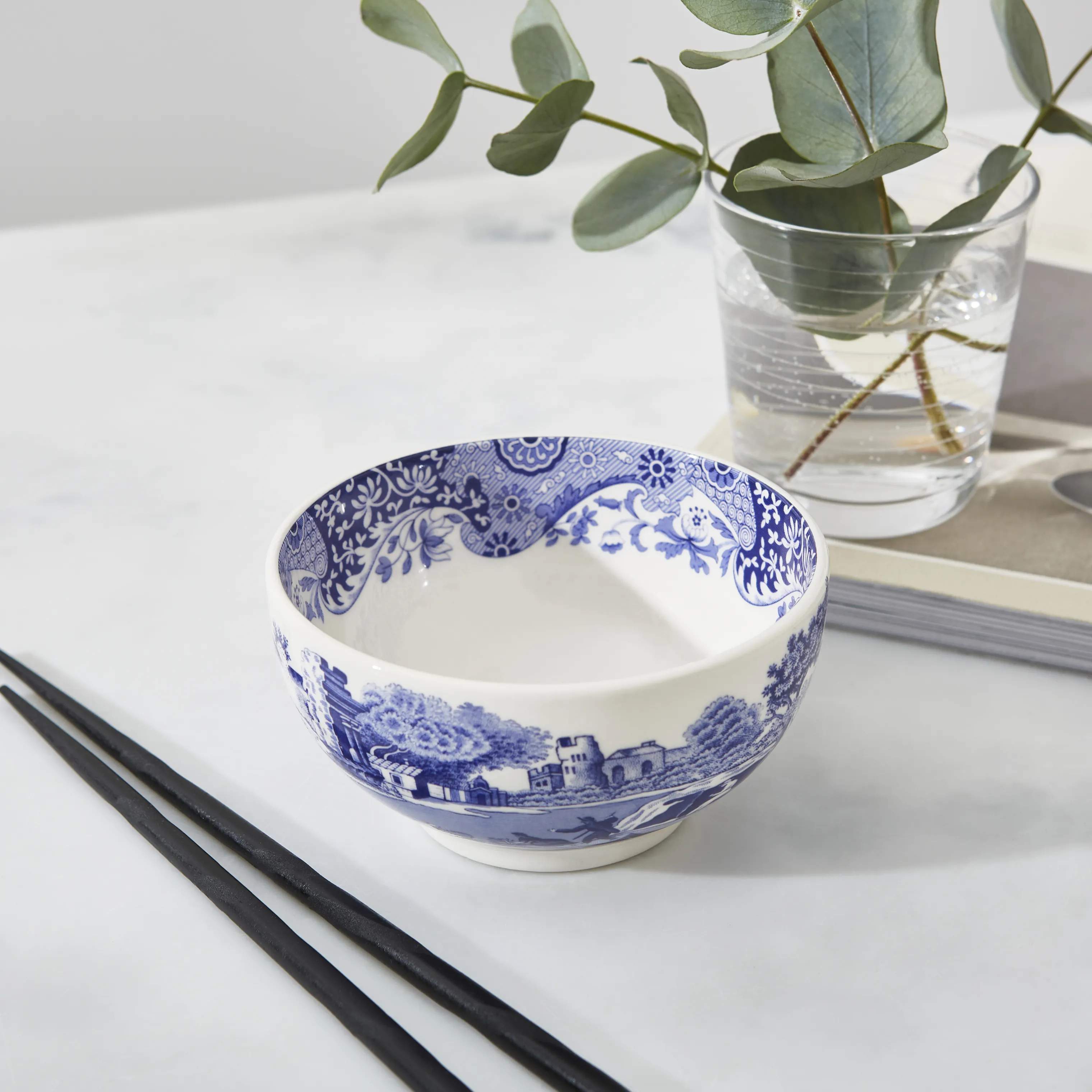 Spode Skåle Blue Italian Blue Italien Skål i Blå/hvid, 5