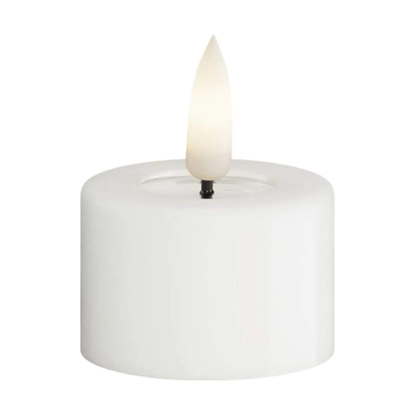Deluxe Homeart LED-lys Fyrfadslys - 2 stk i Hvid, 2