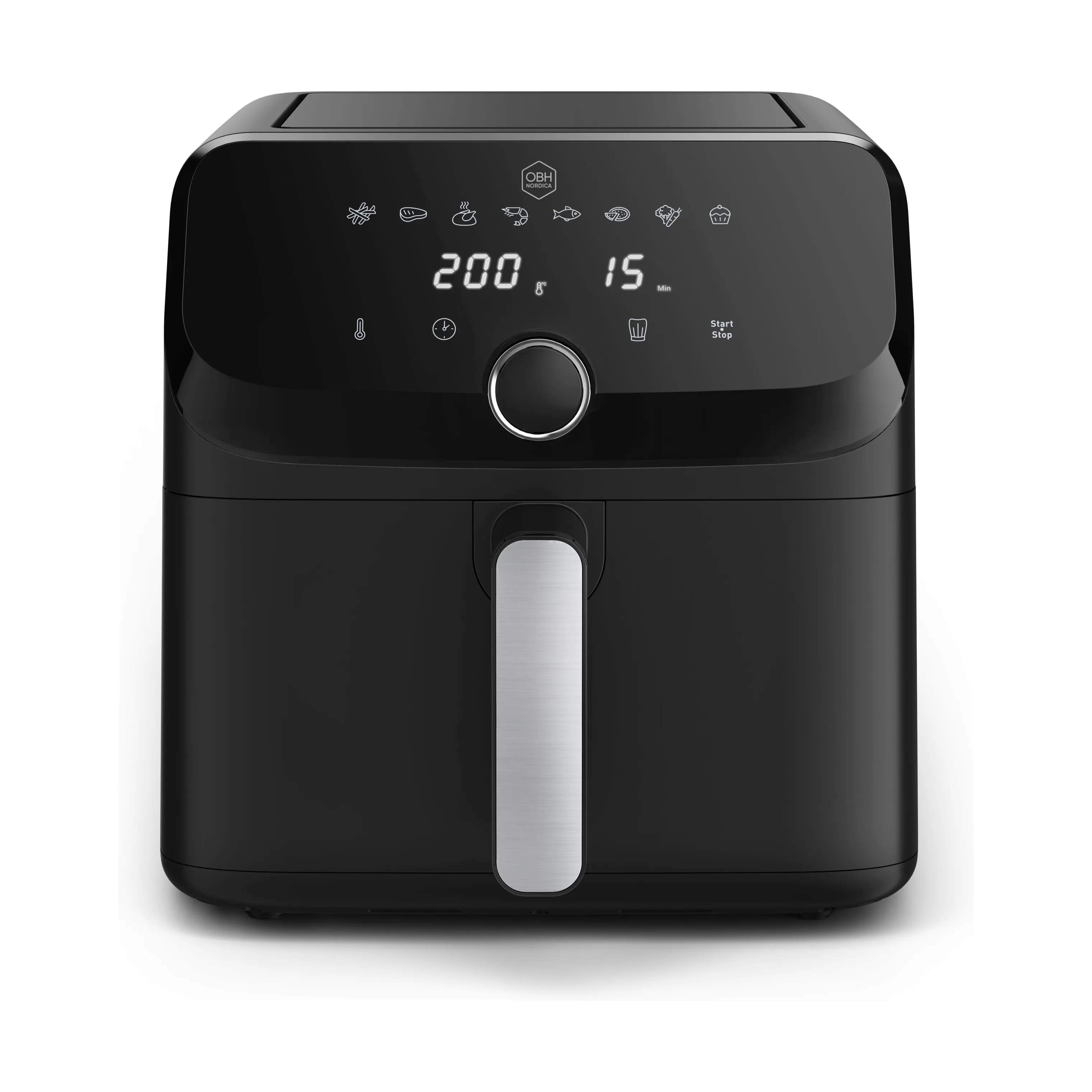 OBH Nordica Airfryers Easy Fry Mega Airfryer i Sort, 1