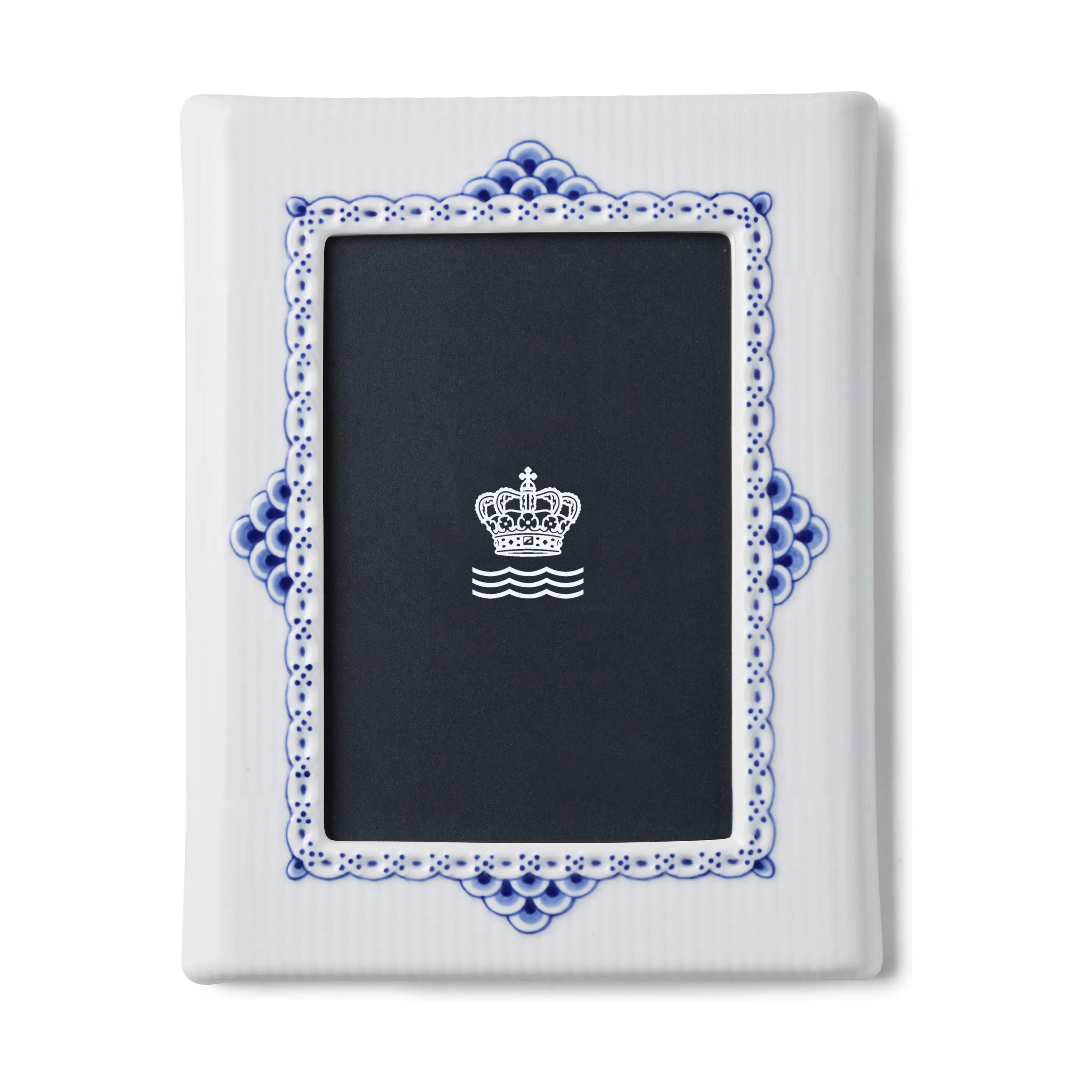 Royal Copenhagen Billedrammer Prinsesse Billedramme i Hvid/koboltblå, 1