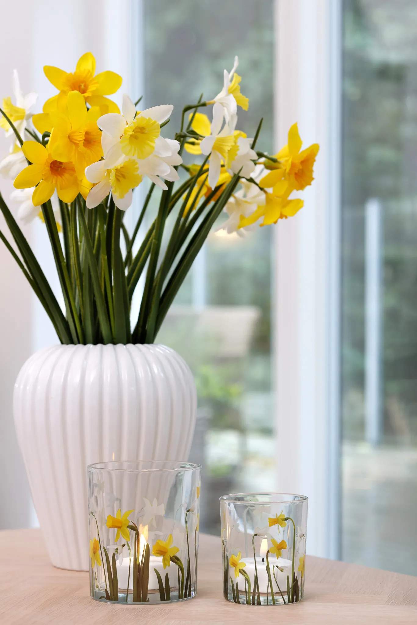 CASA Living Kunstige blomster Kunstig Blomst - Pinselilje i Lysegul/grøn, 55 cm, 2