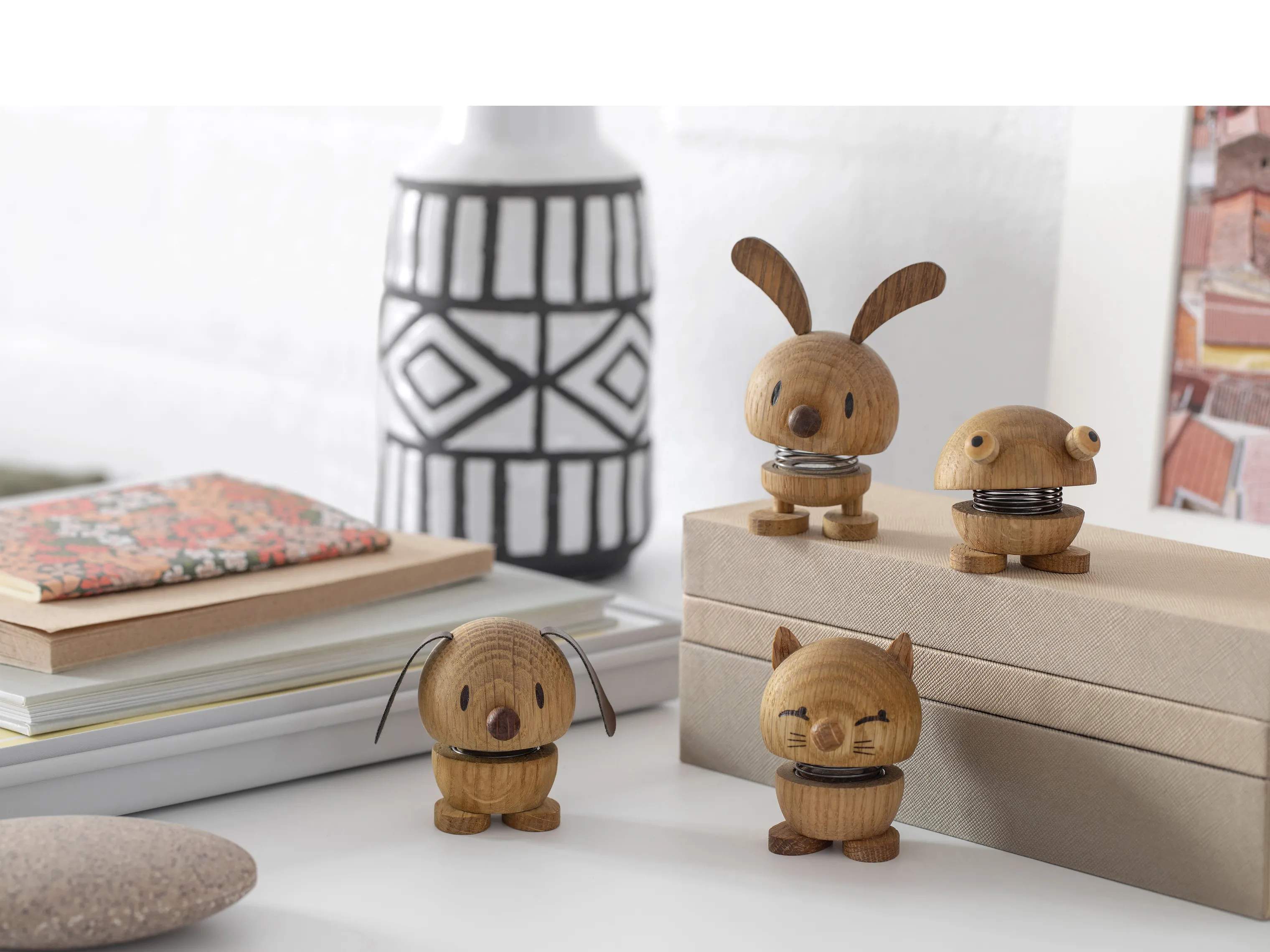 Hoptimist Øvrige figurer Animals - Kat i Oak, 3