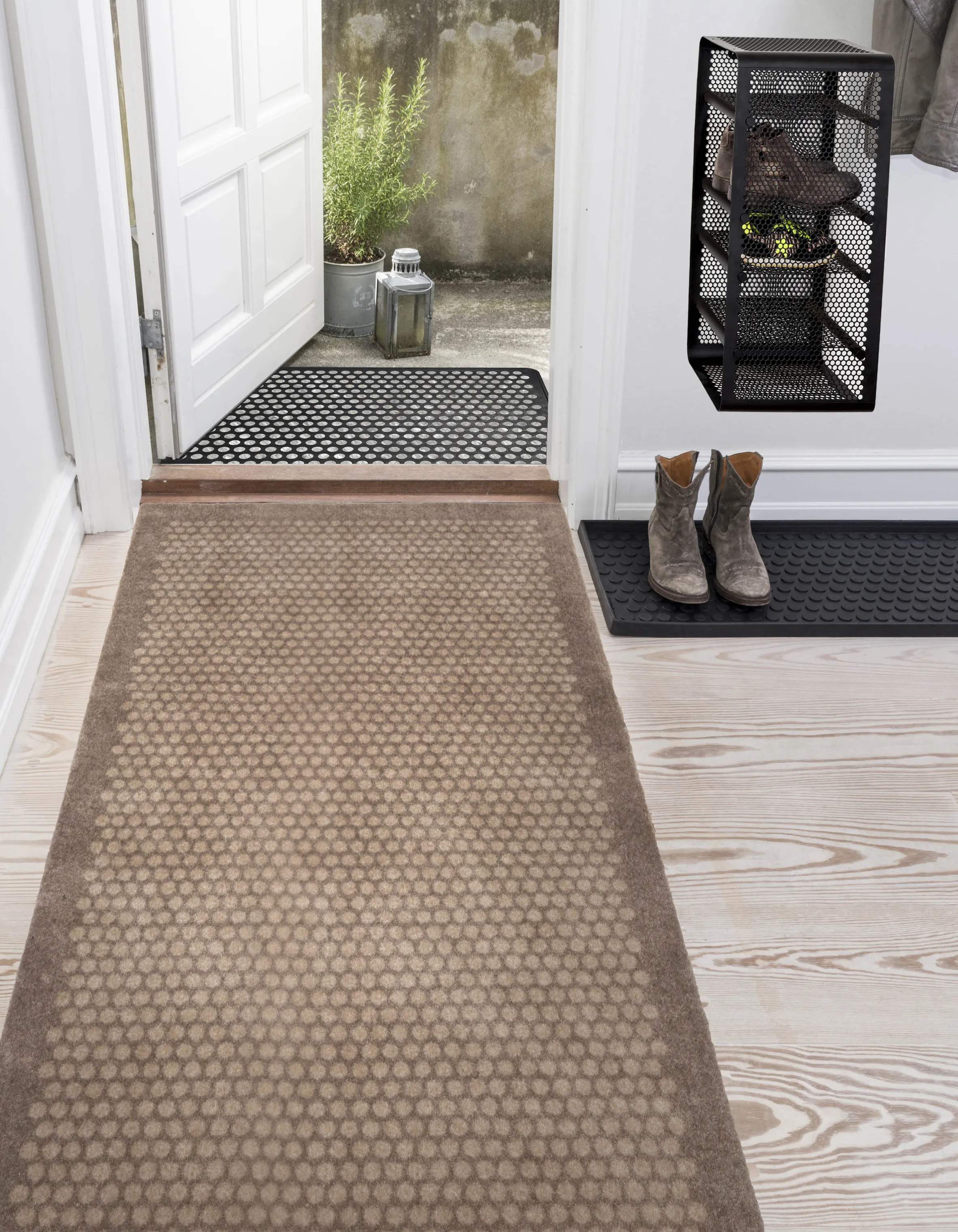 Tica Copenhagen Gulvtæpper Dot Gulvtæppe i Beige/sand, B90 x L200 cm, 5