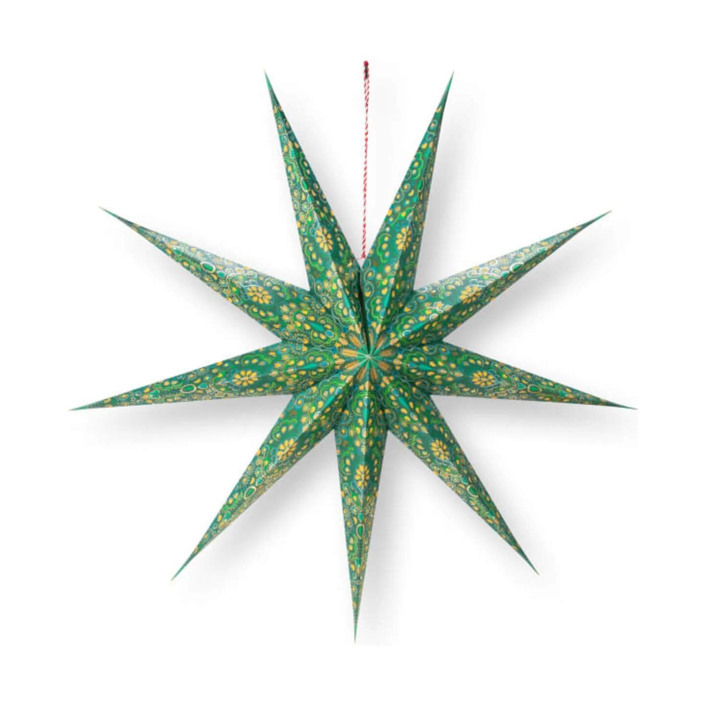 PIP Studio Juleophæng Christmas Julestjerne i Mørkegrøn, 100 cm, 1