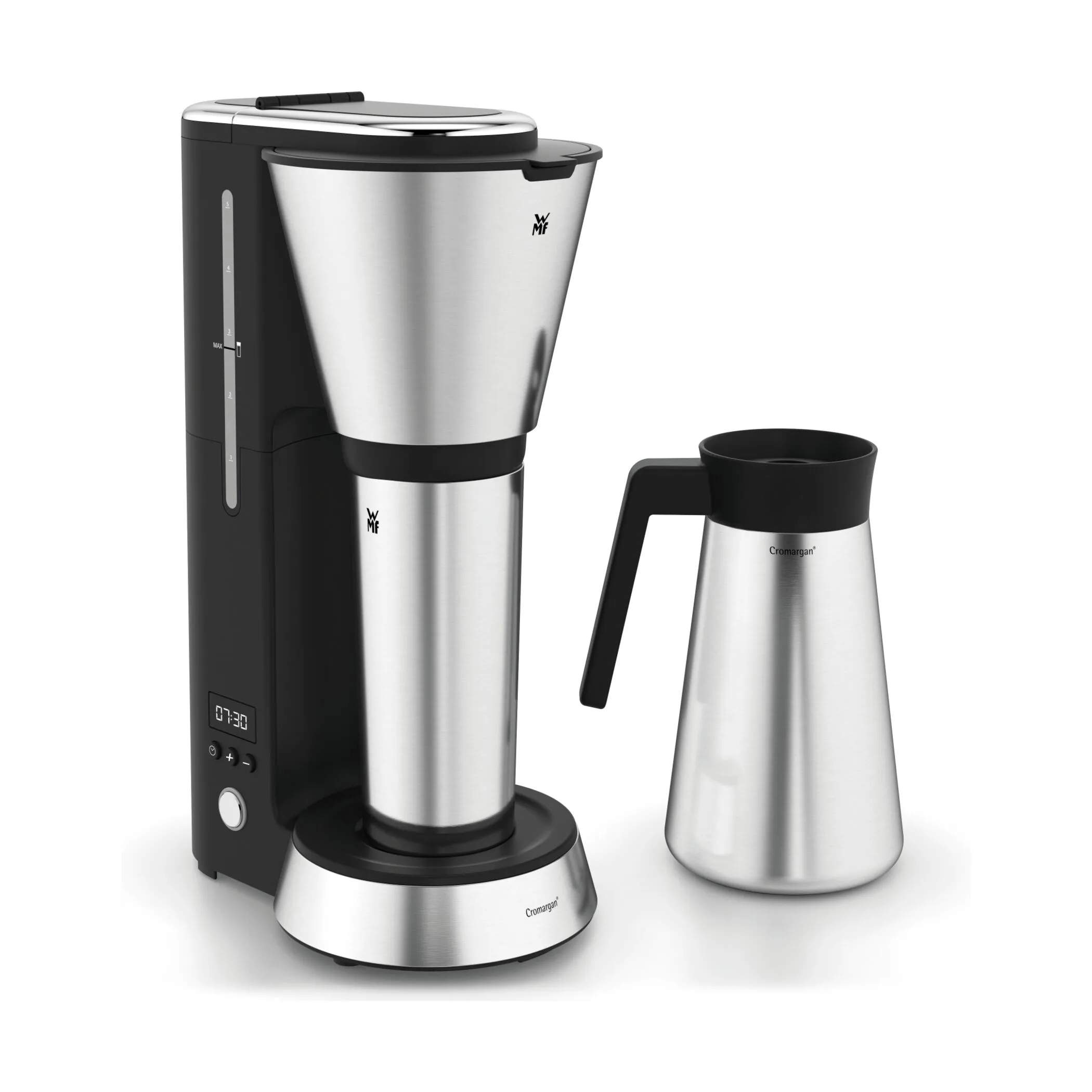 WMF Kaffemaskiner KitchenMinis Thermo+2Go Kaffemaskine i Sølvfarvet, 4