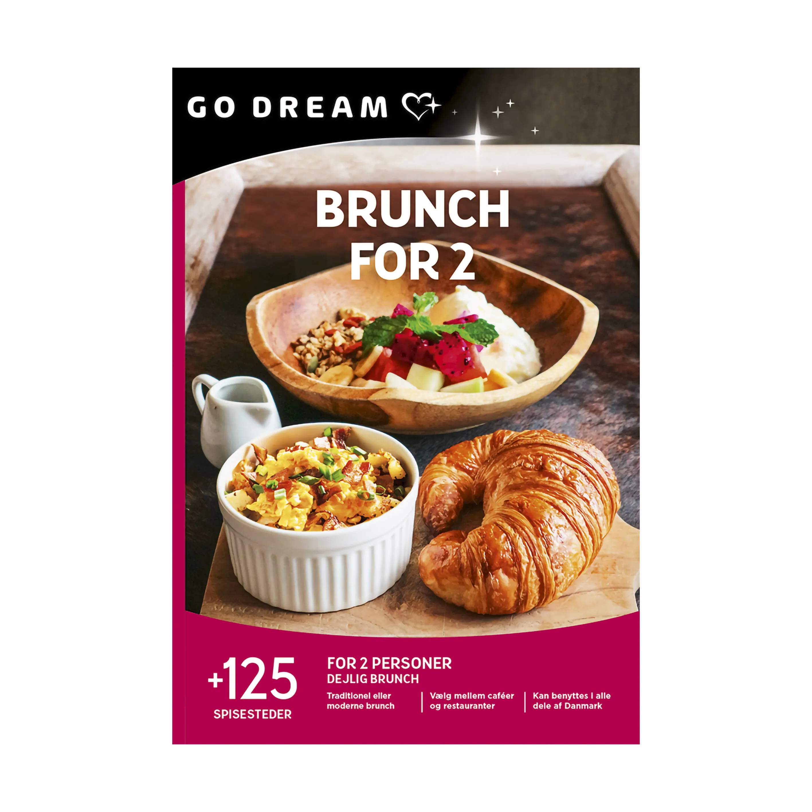 GO DREAM Oplevelsesgavekort Gavekort - Brunch i Brunch for 2, 1