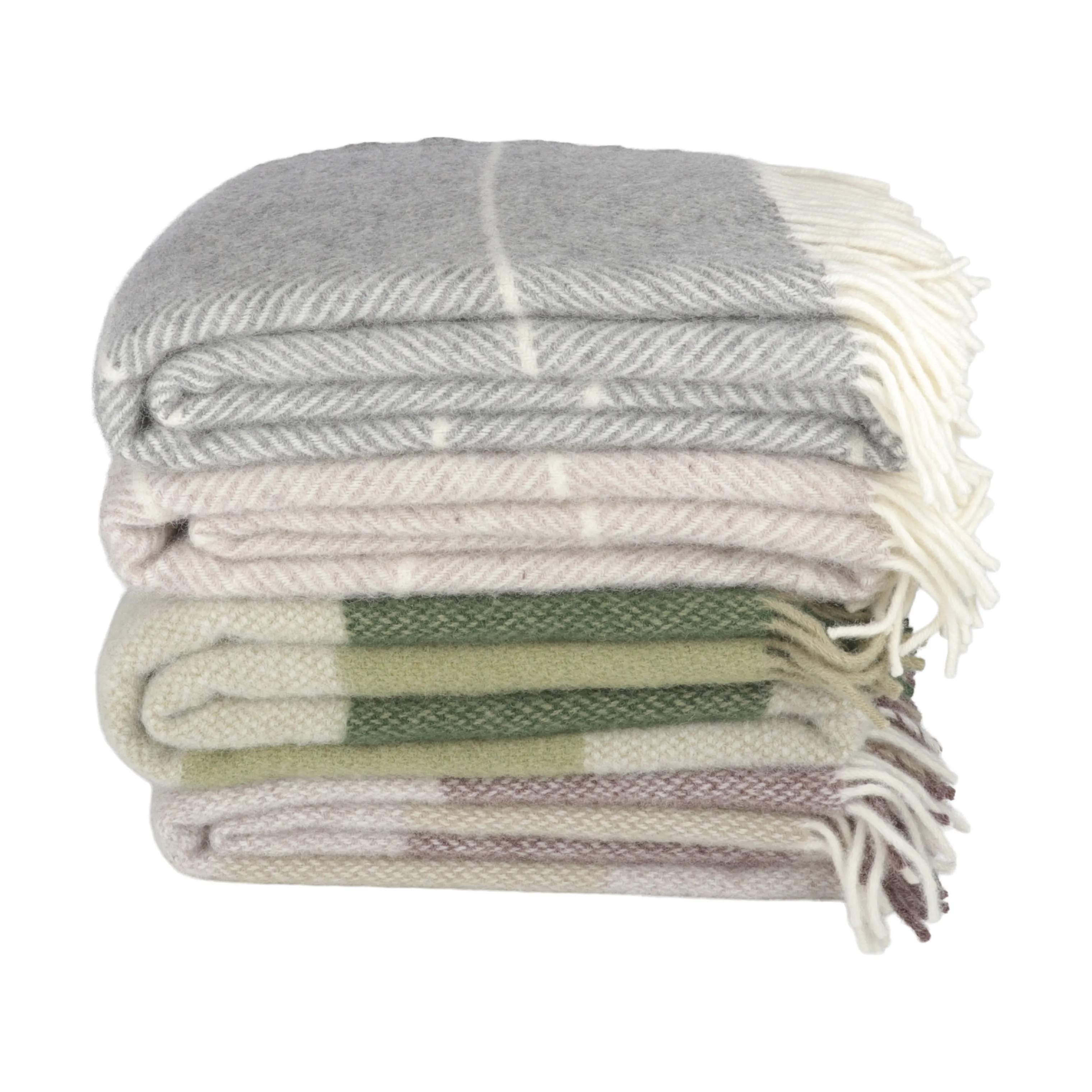 Rosenhills Væveri Plaider Aya Plaid i Beige, 3