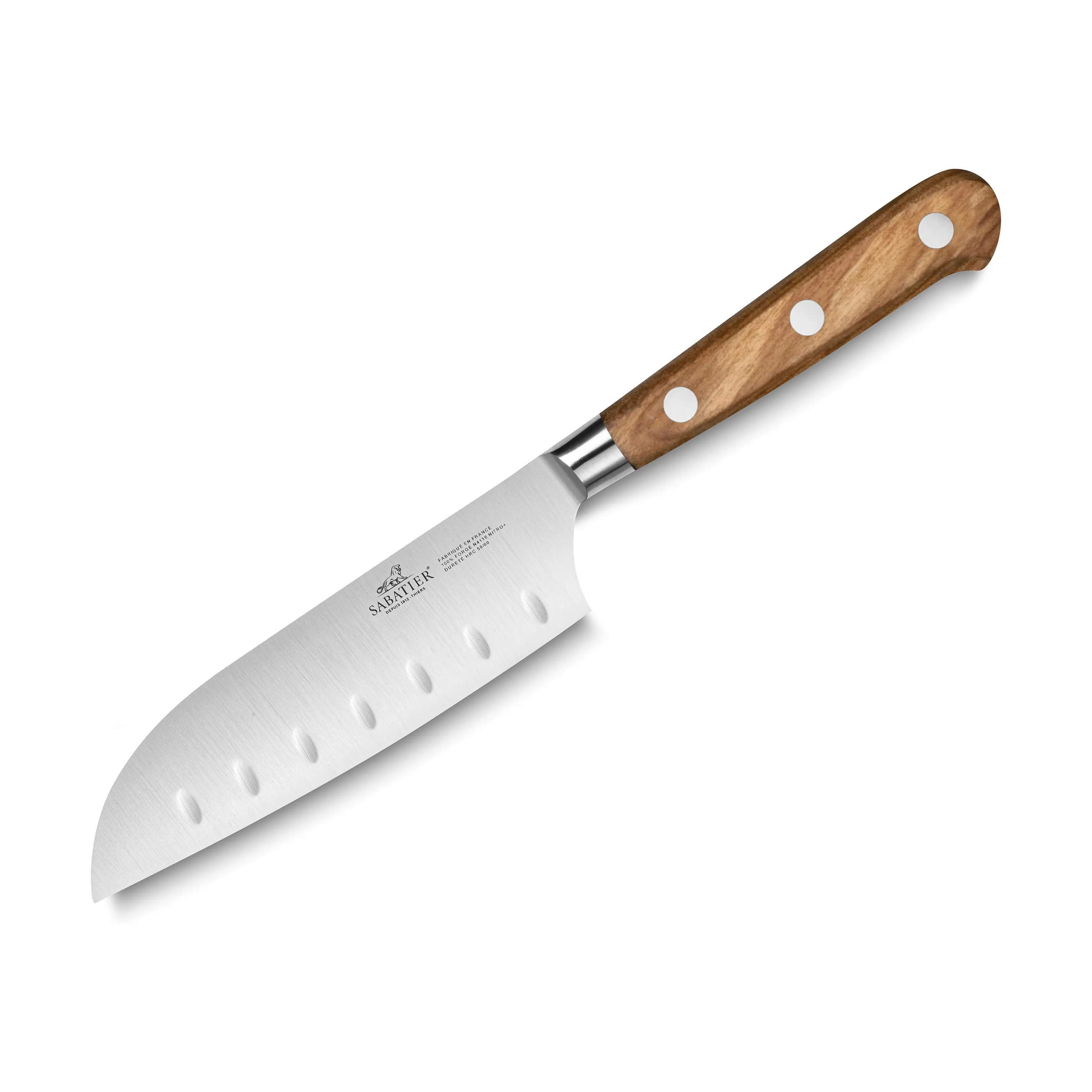 Ideal Provence Santokukniv, brun, large