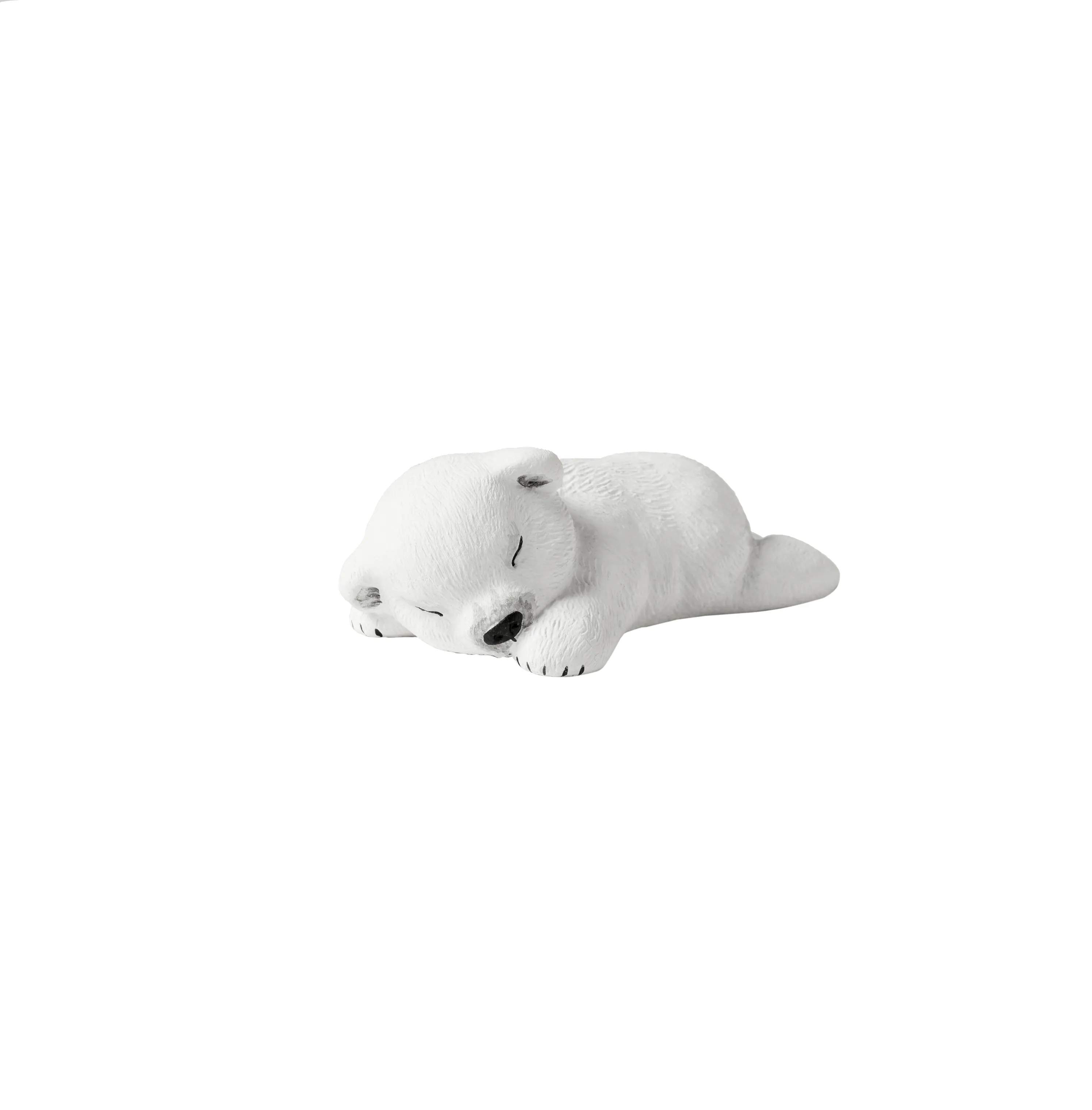 Klarborg Dyrefigurer Isbjørneunger - Enok & Nuka i Hvid, 6 cm, 2