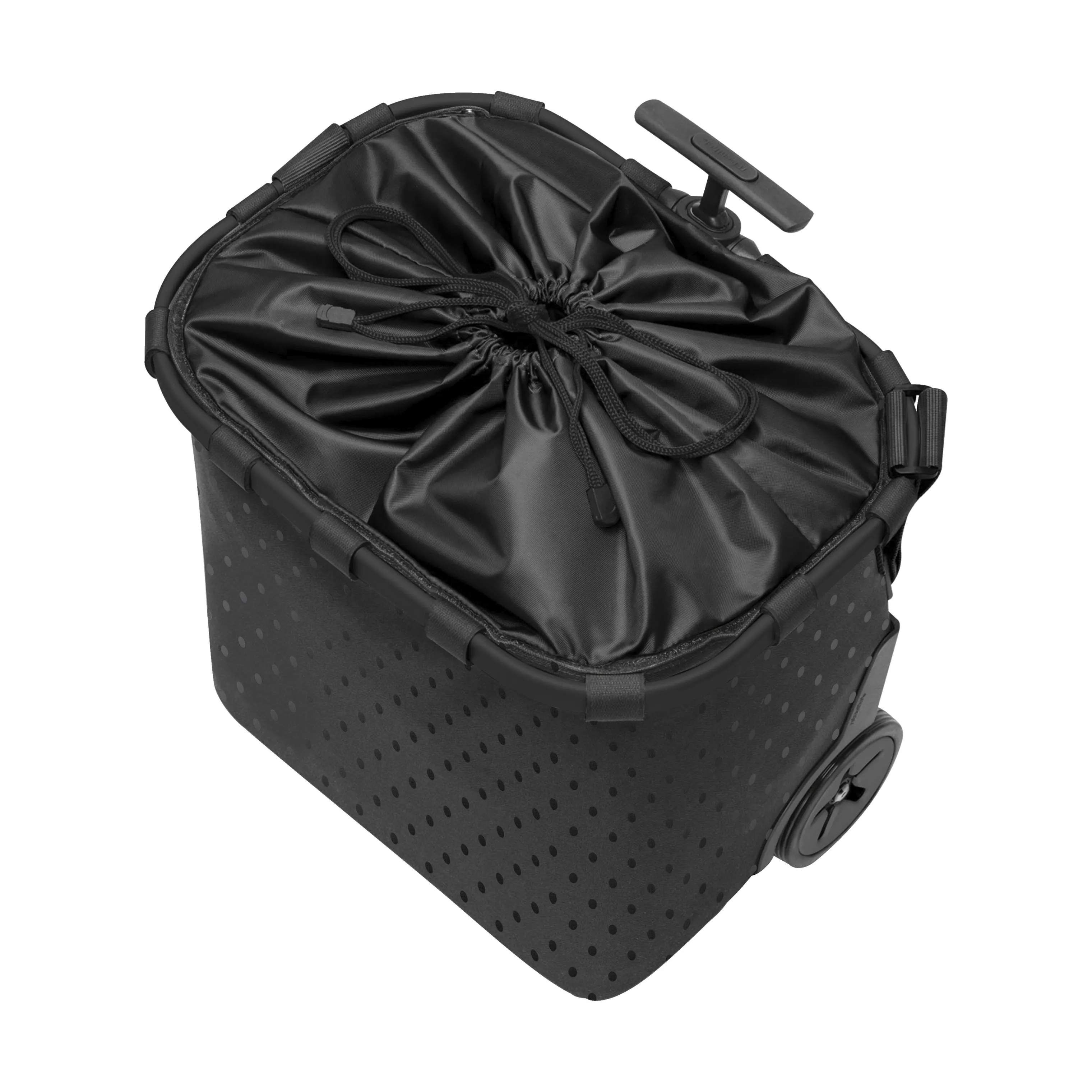 Reisenthel Indkøbskurve Carrycruiser Vogn i Sort med prikker, 4