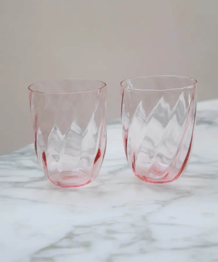 Anna von Lipa Vandglas Swirl Vandglas i Rosa, 4