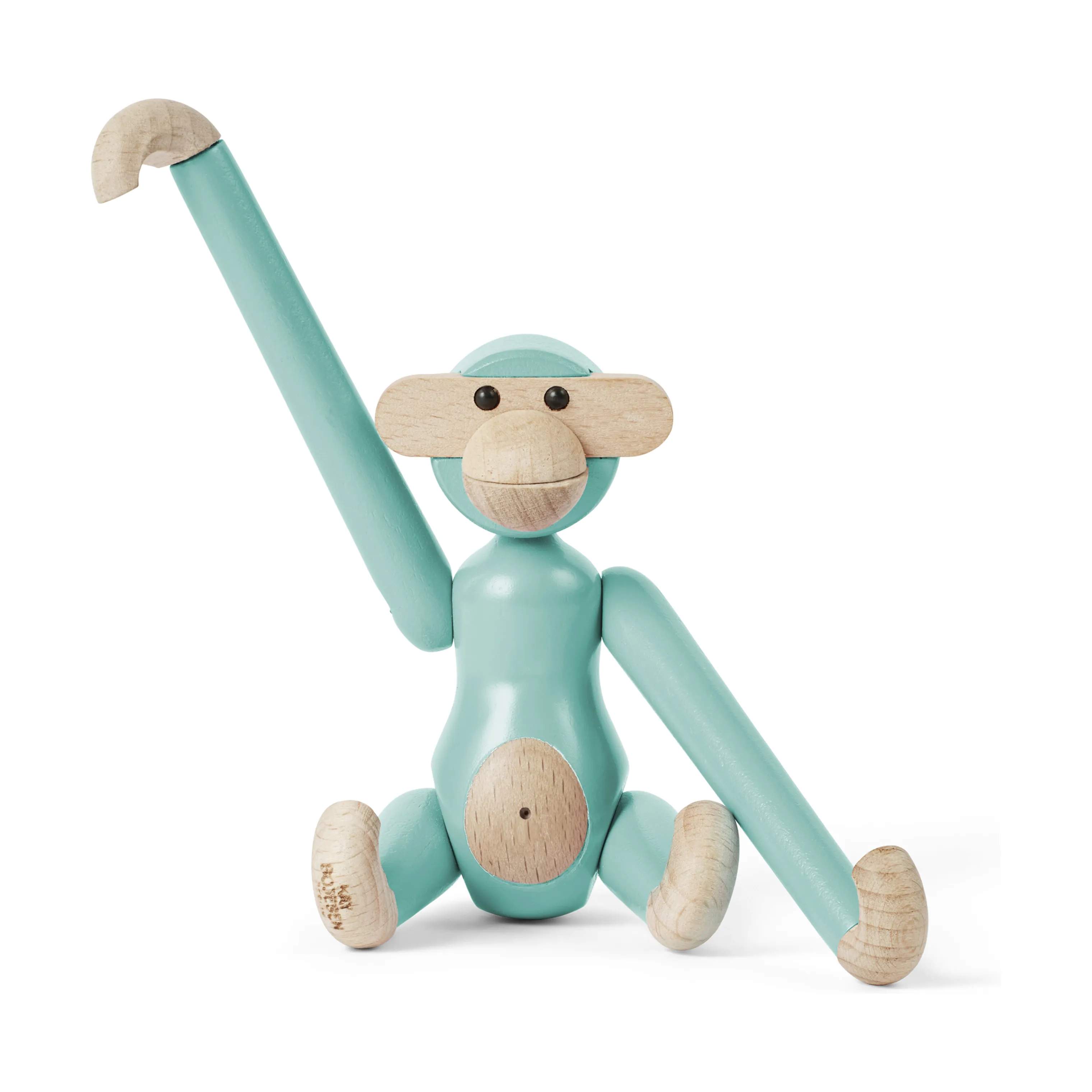 Kay Bojesen Dyrefigurer Monkey Abe - Mini i Turkis, 4