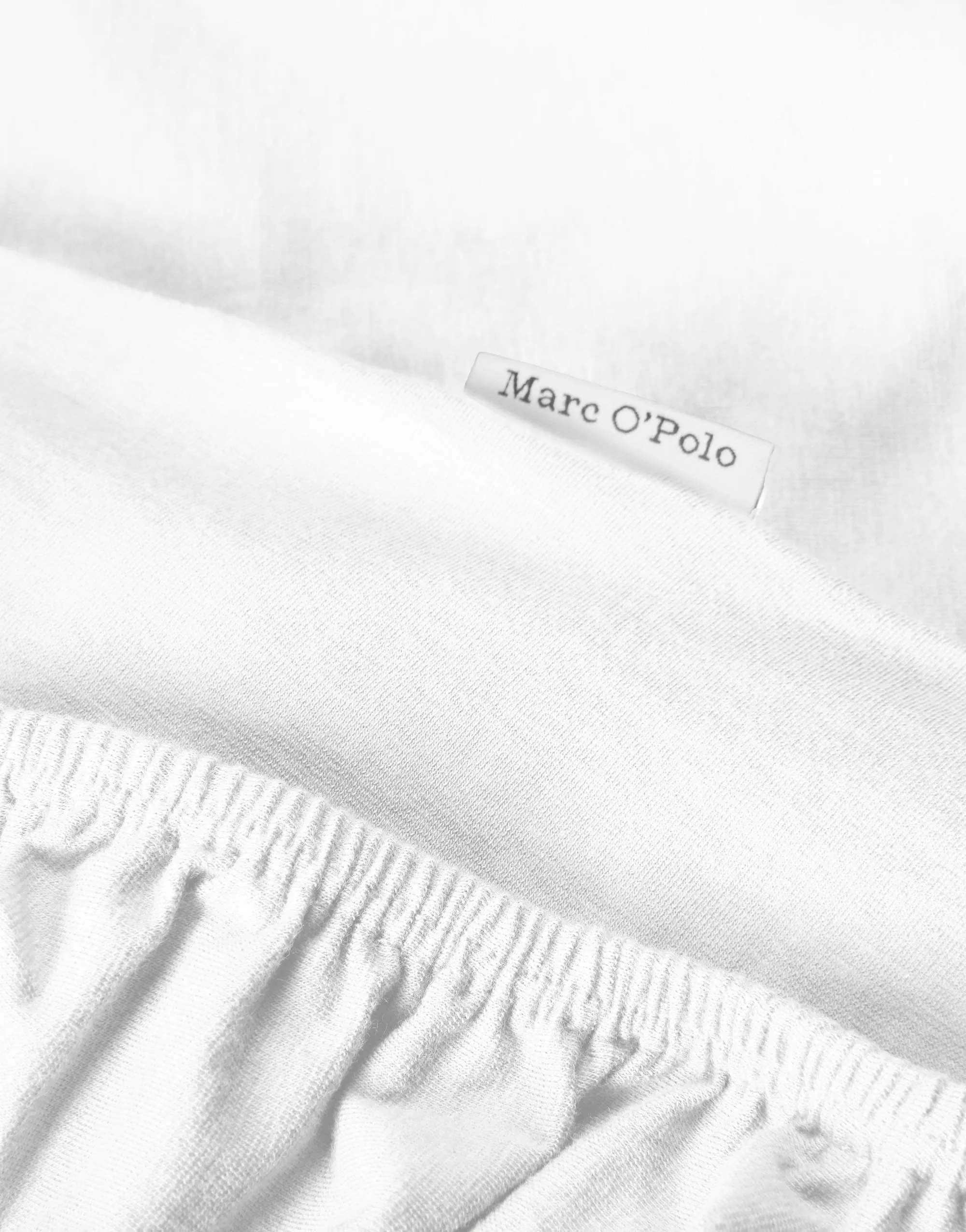 Marc O'Polo Lagner Premium Organic Jersey Boxlagen i White, 180/200 x 200/220 cm, 2