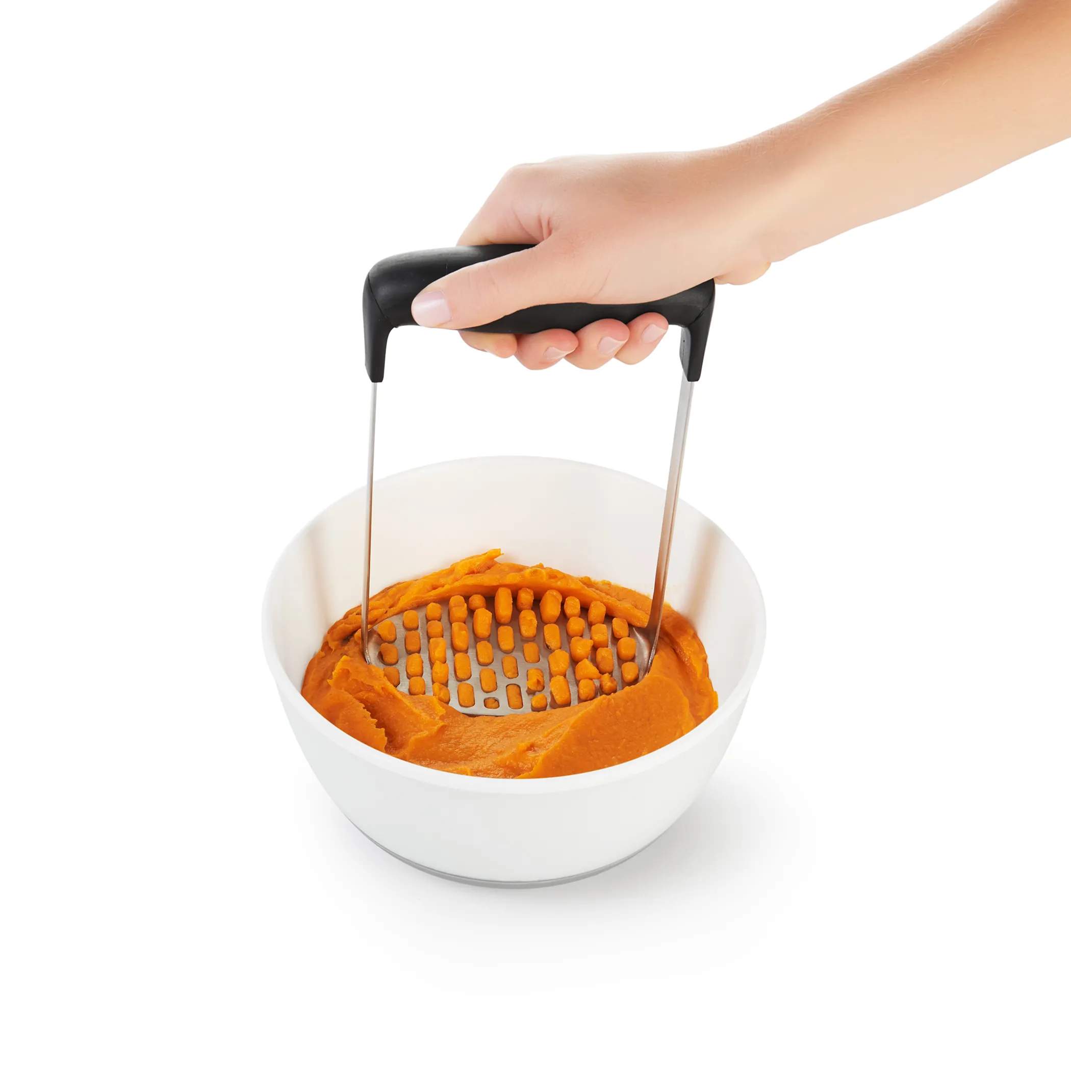 OXO Kartoffelstampere Good Grips Kartoffelstamper i Sort/stål, 3