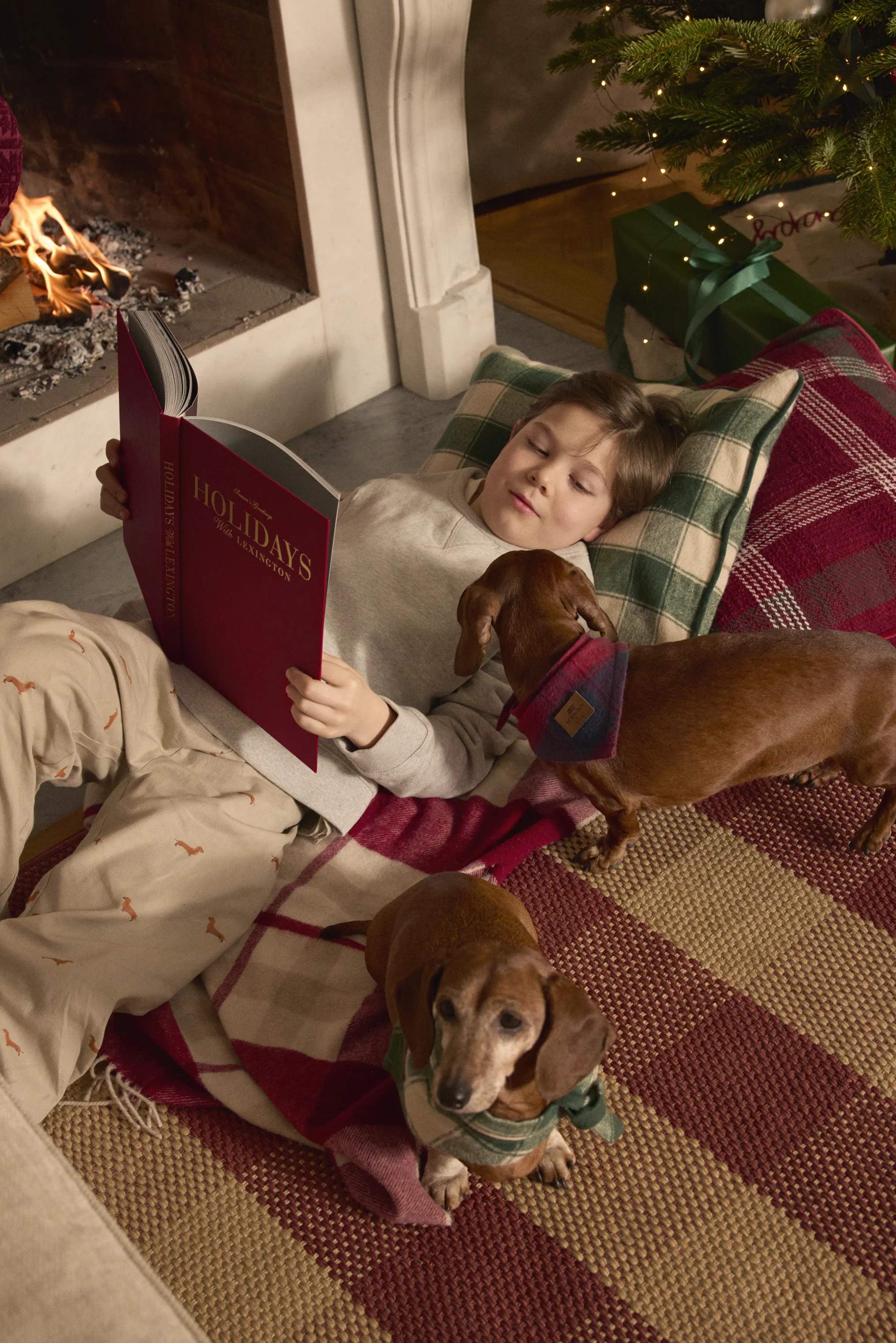 Lexington Plaider Holiday Collection 2025 Plaid i Rød, 2