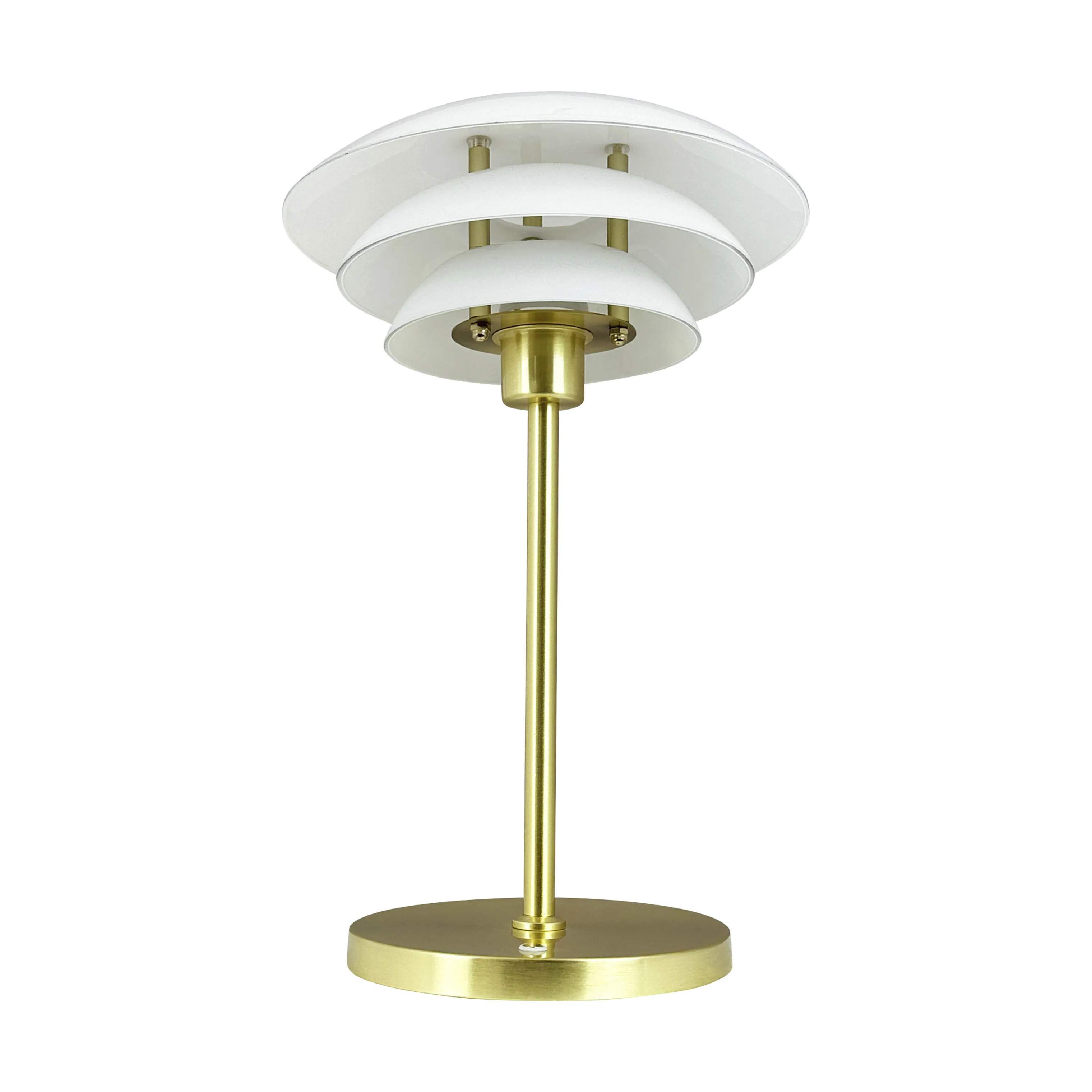 Dyberg Larsen Bordlamper Bordlampe DL20 i Opal/Messing, 6