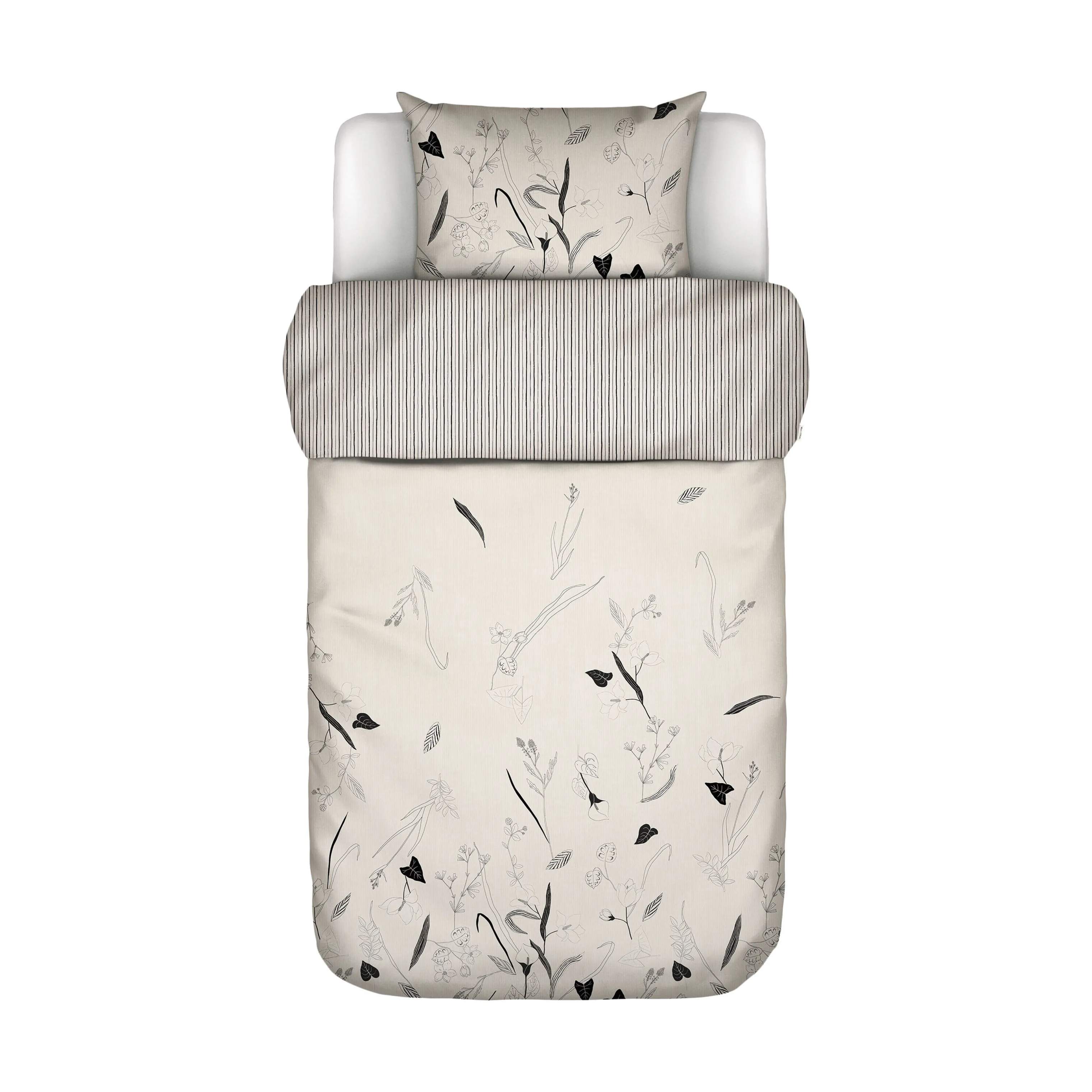 Essenza Sengetøj Asele Sengetøj i Natural White, B140 x L220 cm, 1