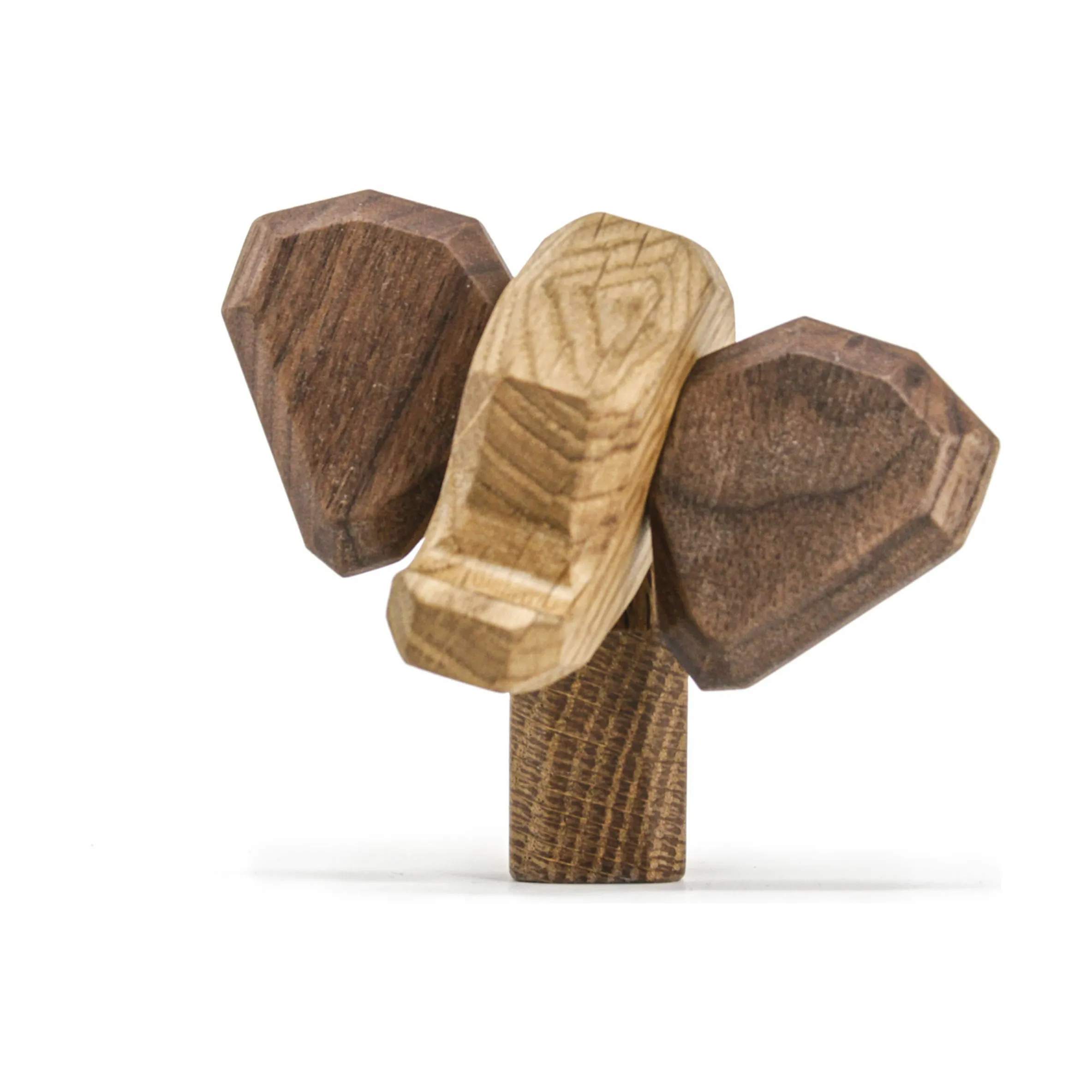 FableWood Dyrefigurer Lille Elefant i Natur, 5