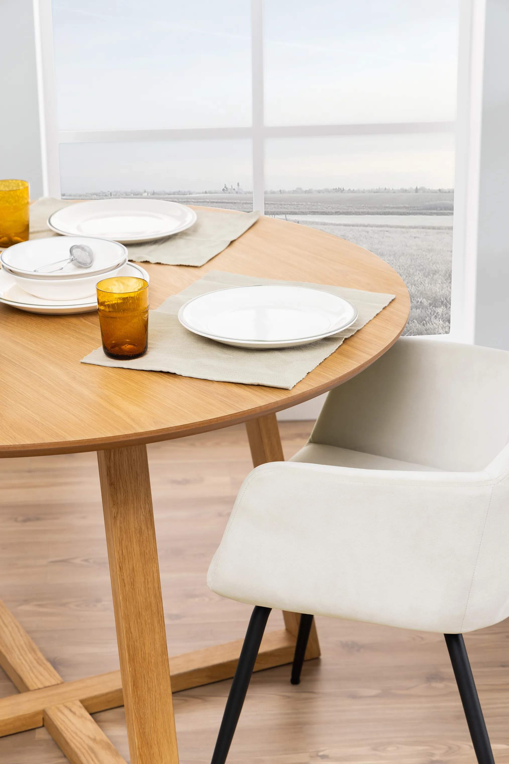 CASA Living Spiseborde Malika Spisebord i natur, 5
