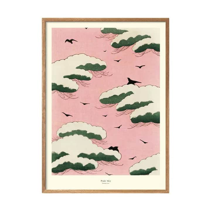 Poster&Frame Plakater Plakat - Pink Sky i B15 x L21 cm, 1