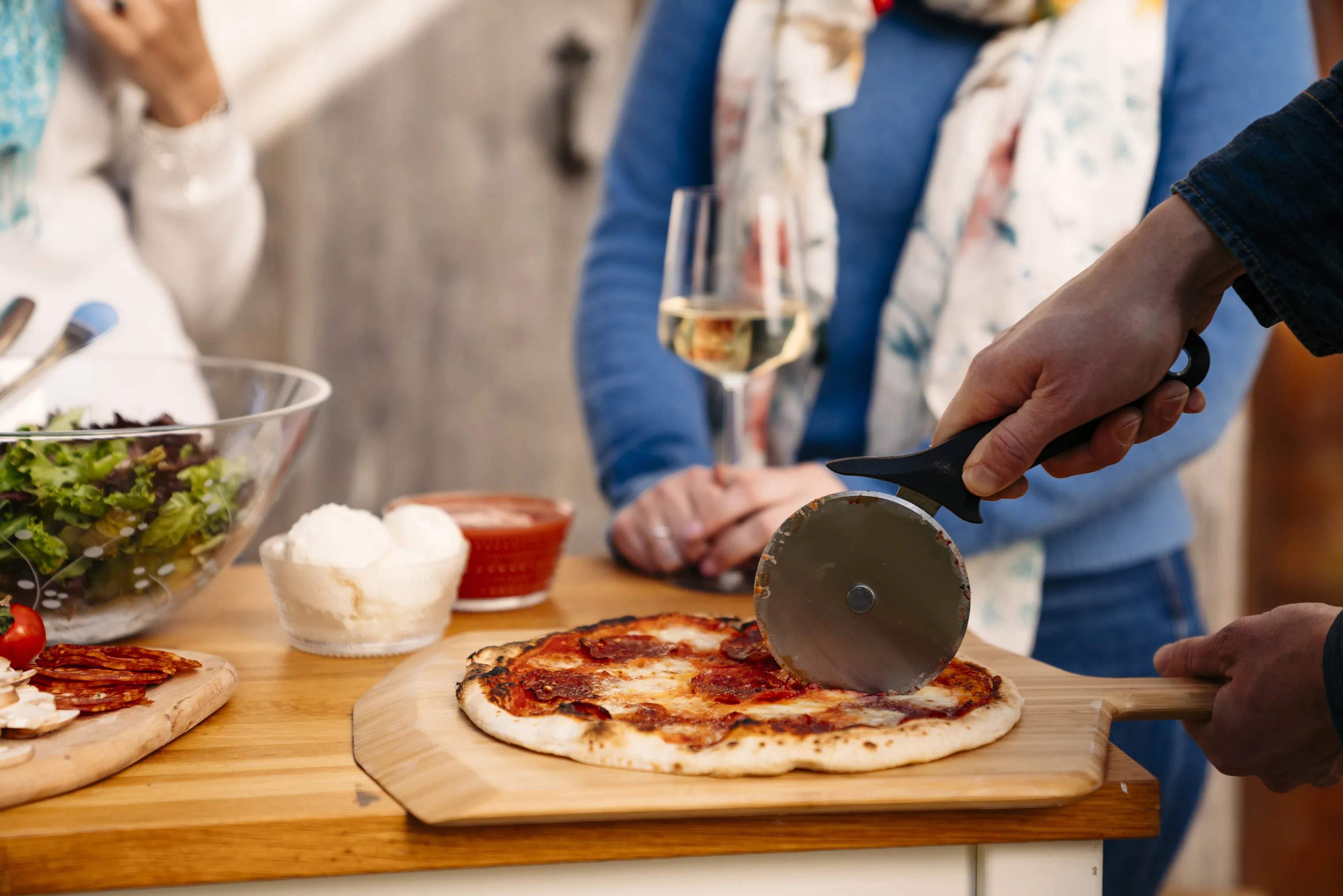 Ooni Pizzaskærere Pizzaskærer i Sort/stål, 3 cm, 2