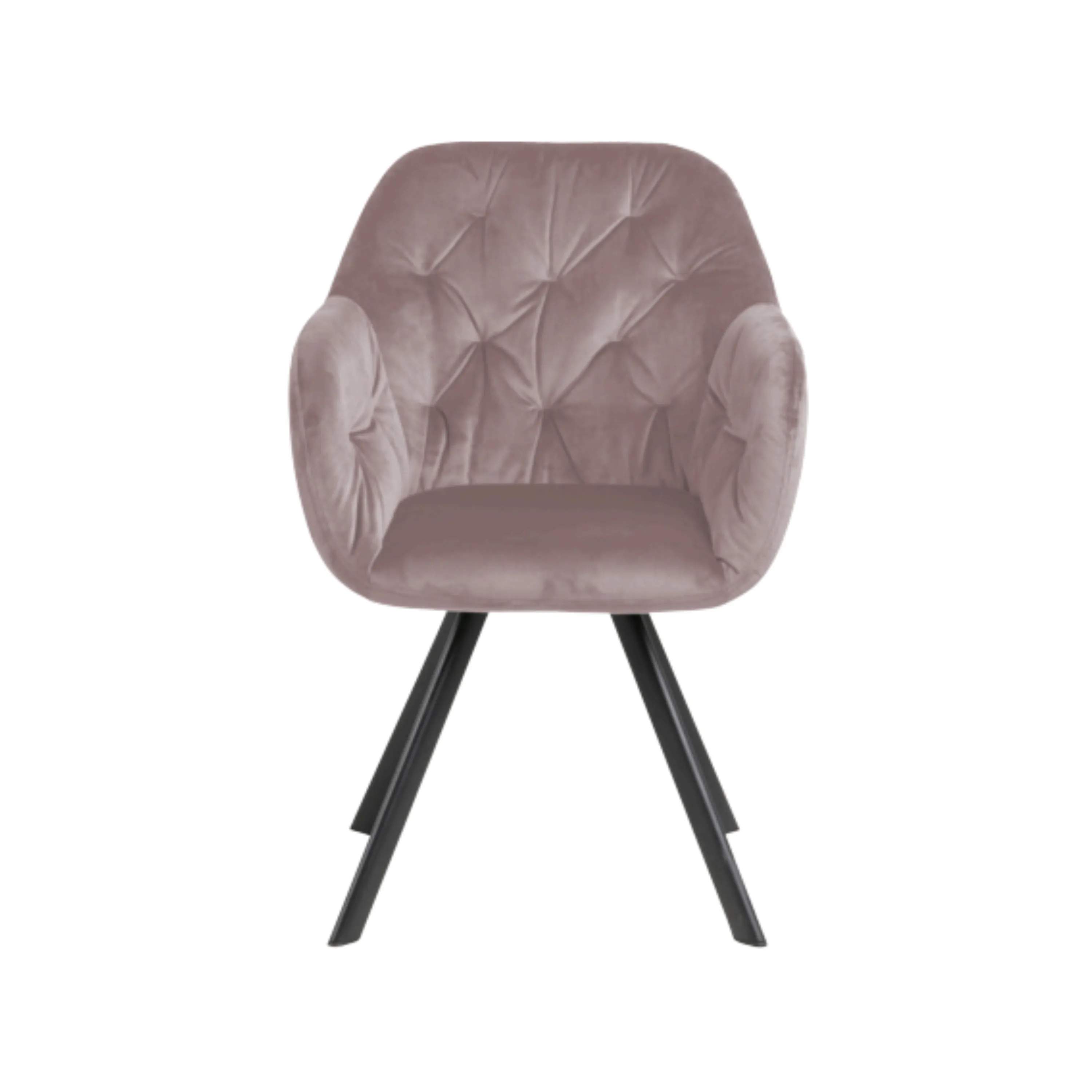 CASA Living Spisebordsstole Lola Spisebordsstol i Dusty rose, 1