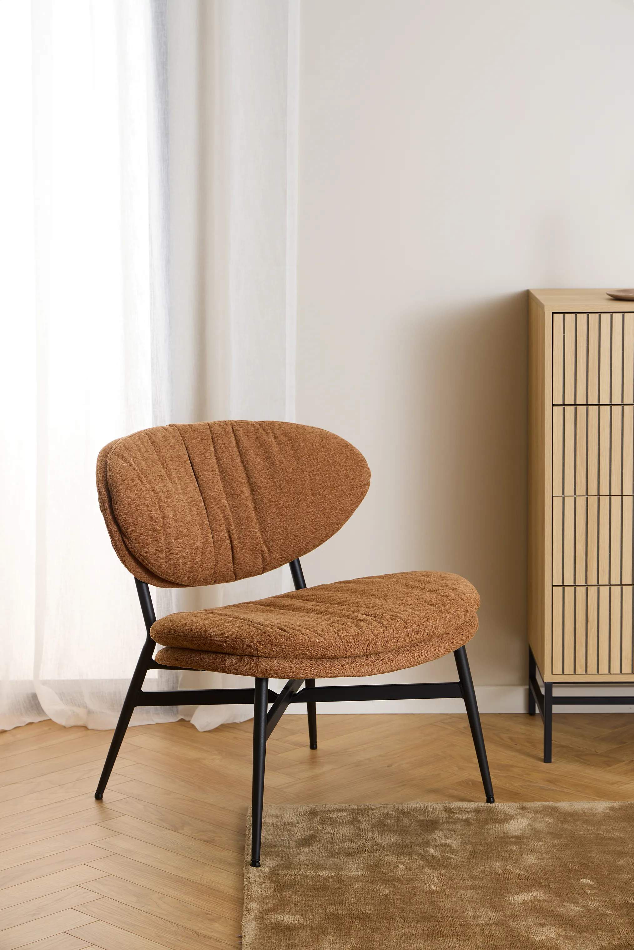 CASA Living Lænestole Burma Loungestol i Terracotta, 3