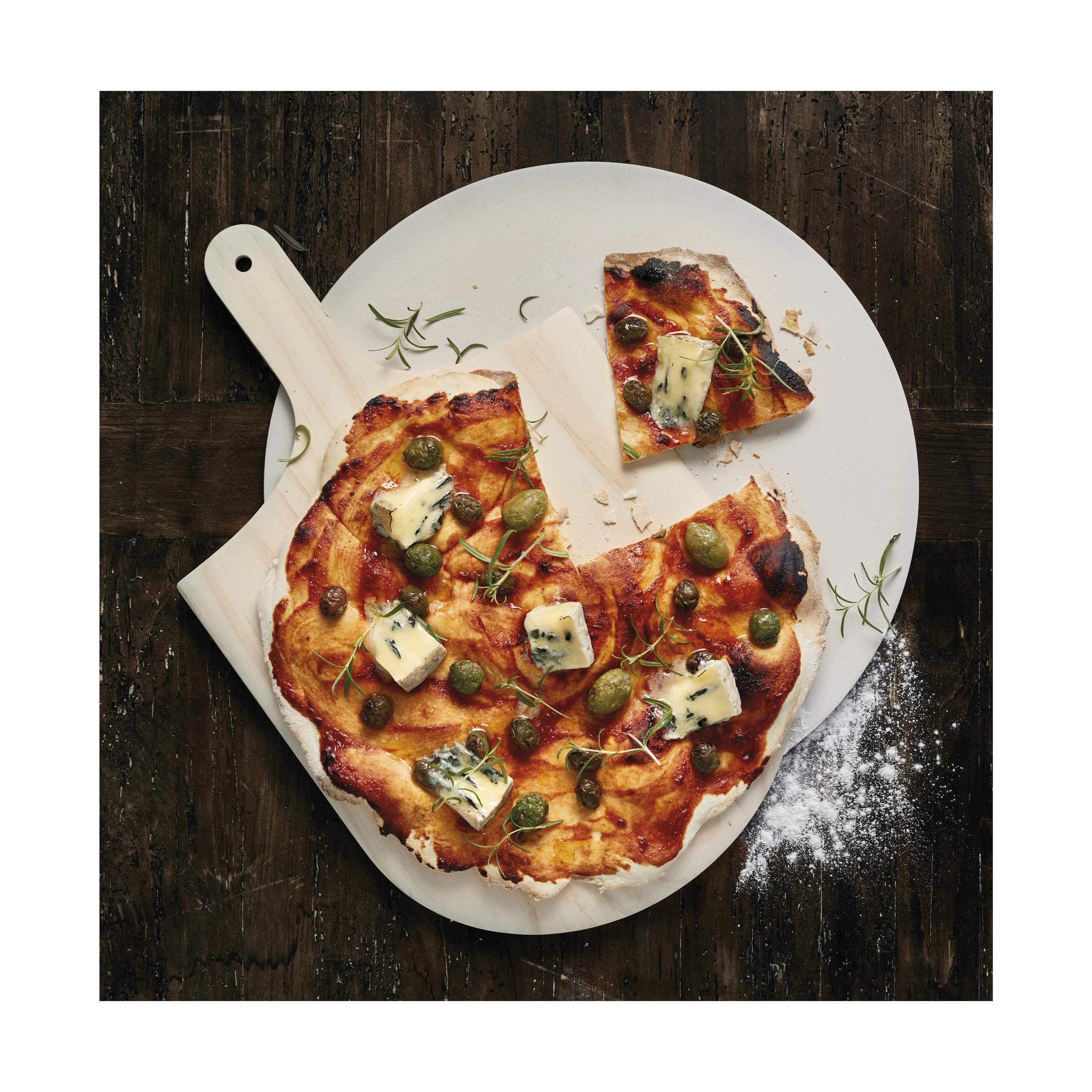 Funktion Pizzasten Pizzabagesten i Creme, 4