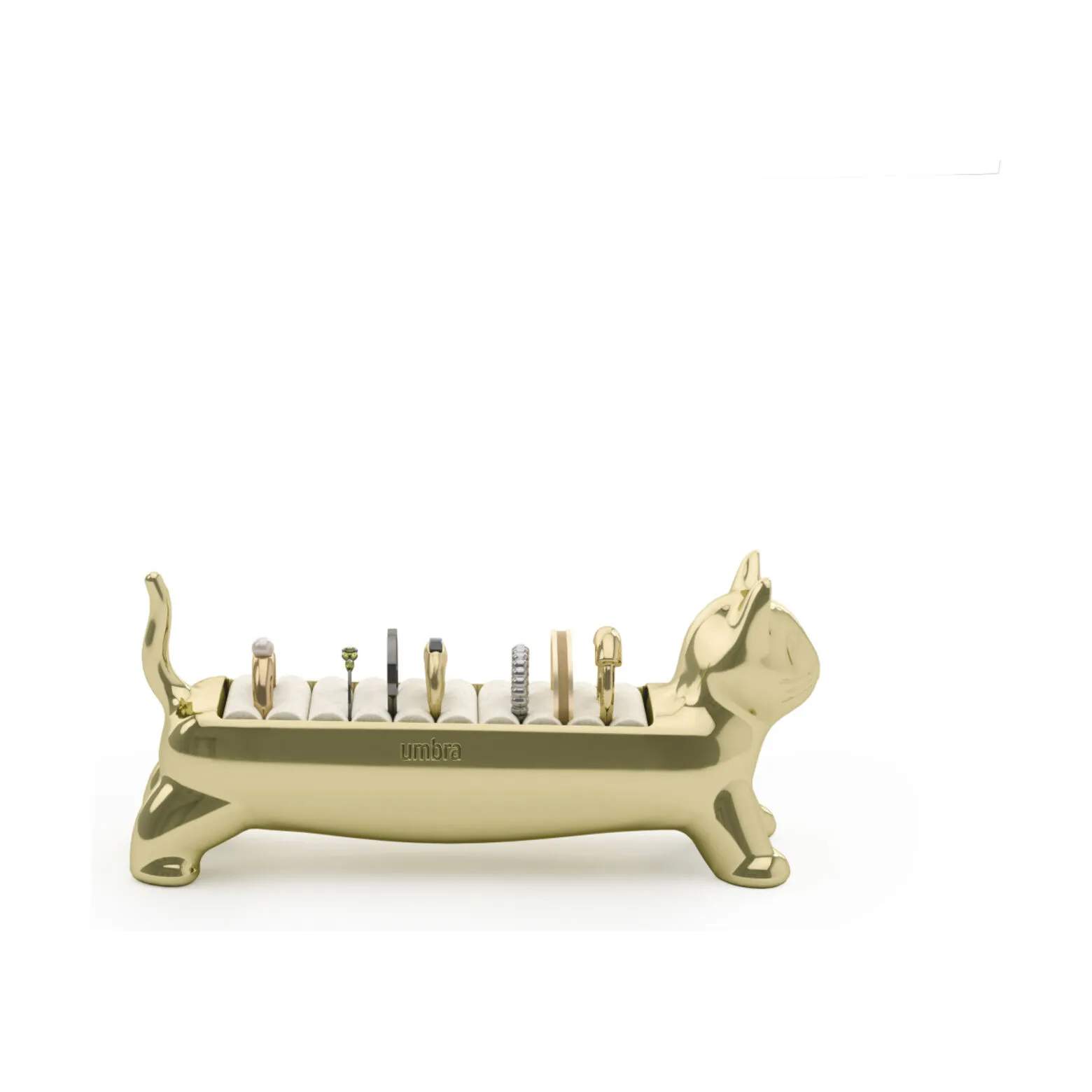 Umbra Småopbevaring Alicat Smykkeholder i messing, 9