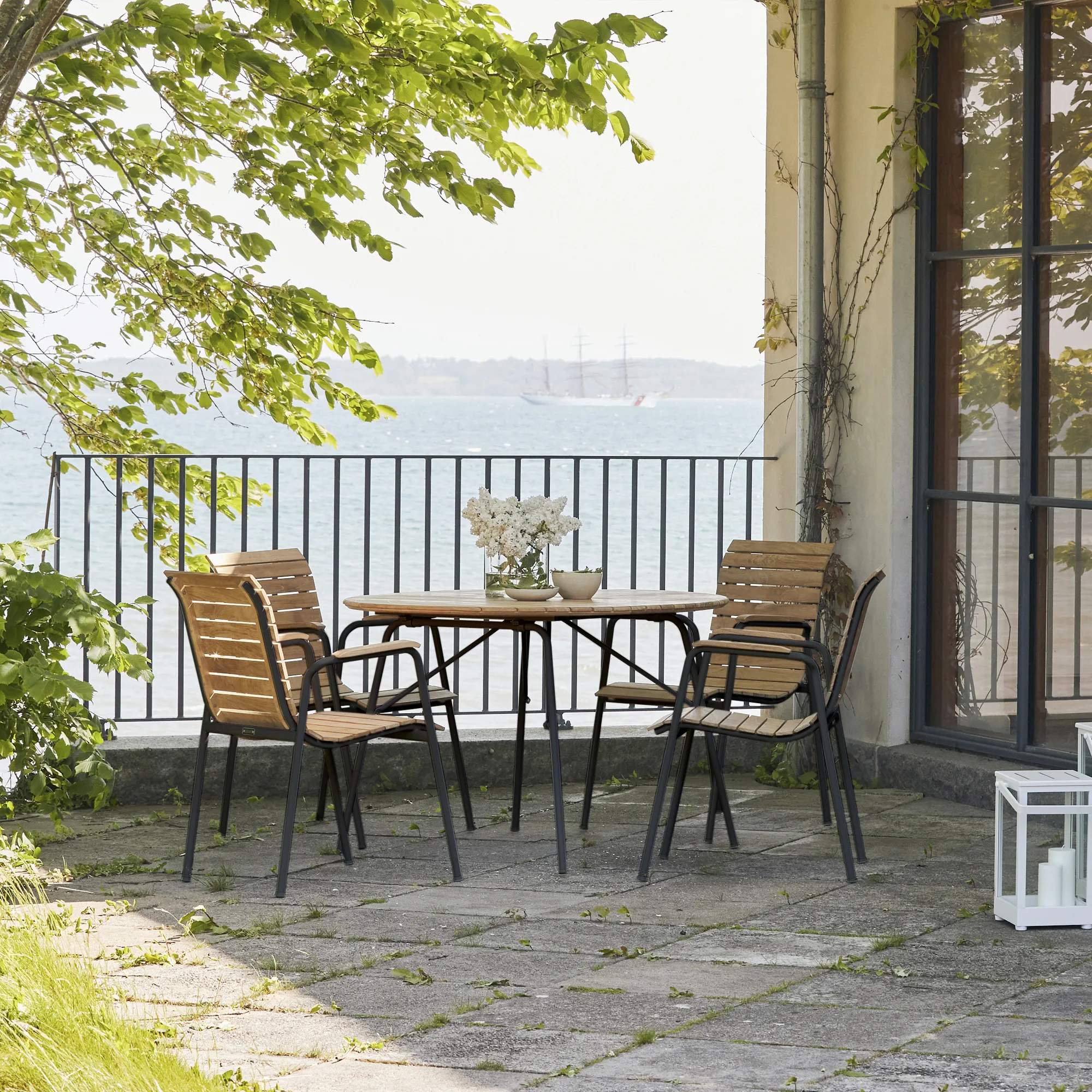 Mandalay Havemøbelsæt Bellevue Havemøbelsæt - 5 dele i Antracit, 4