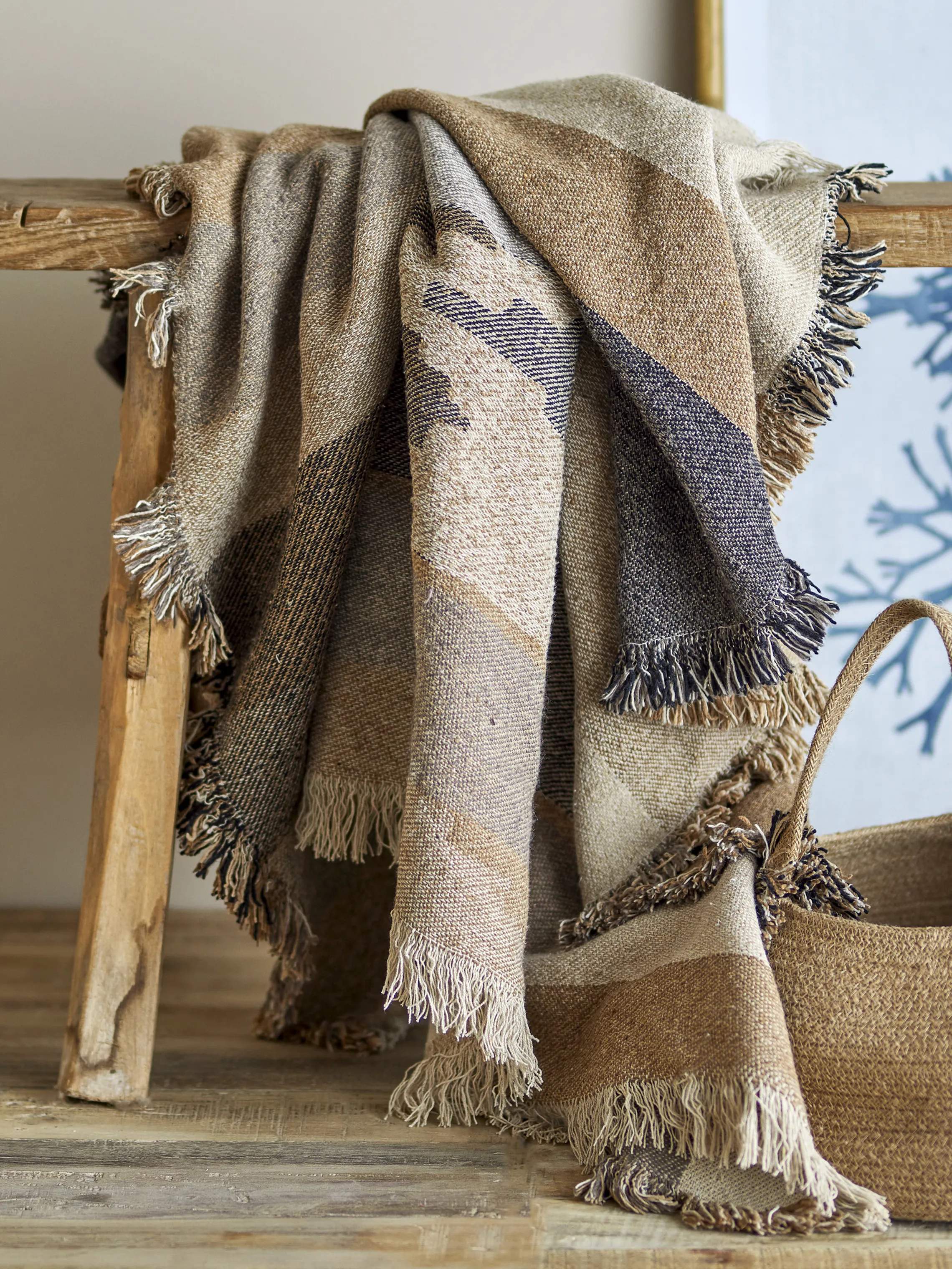 Creative Collection Plaider Maji Plaid i Brun, 5