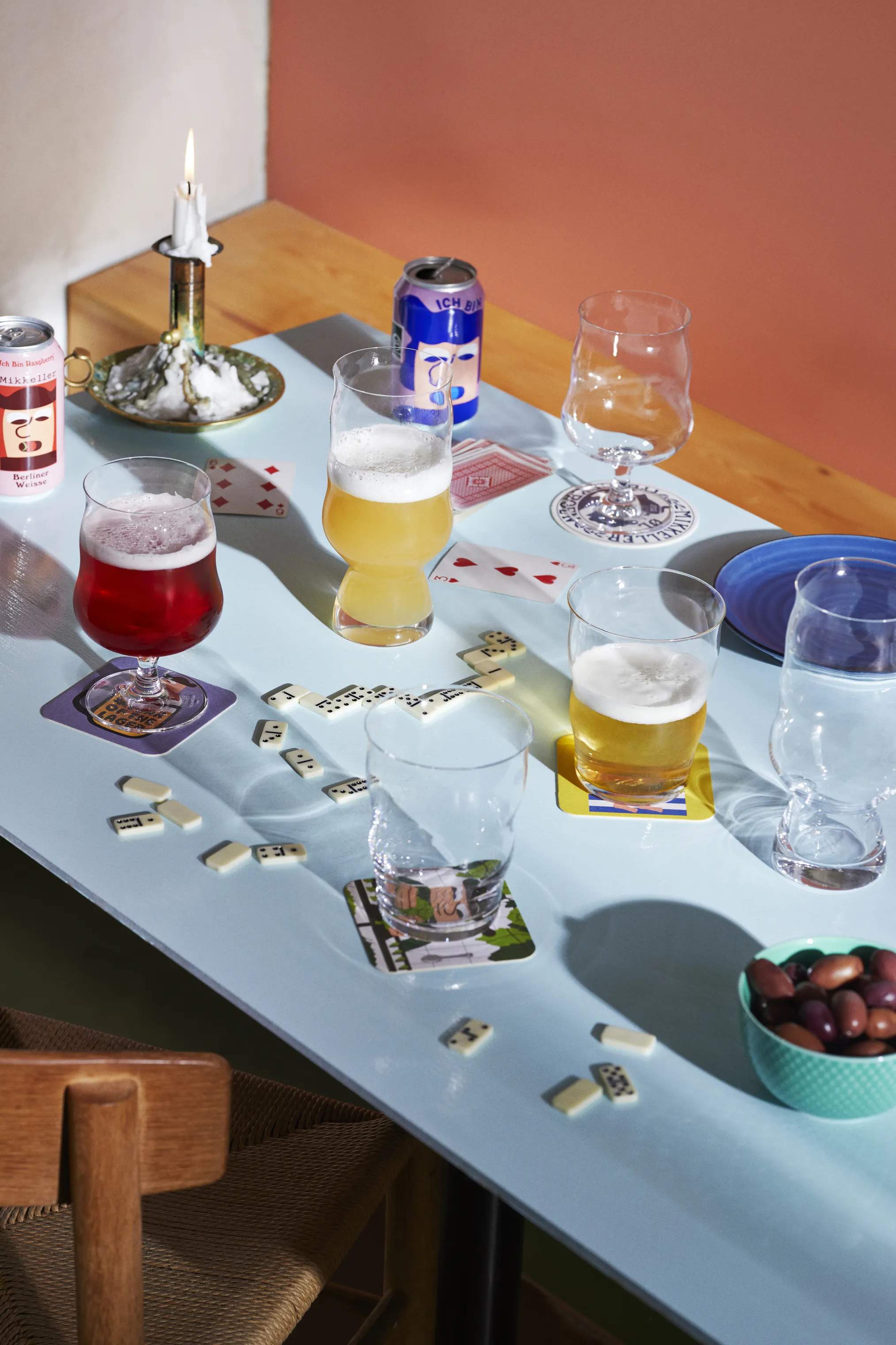 Holmegaard Ølglas Mikkeler Mikkeller Pint Ølglas - 2 stk i Klar, 5