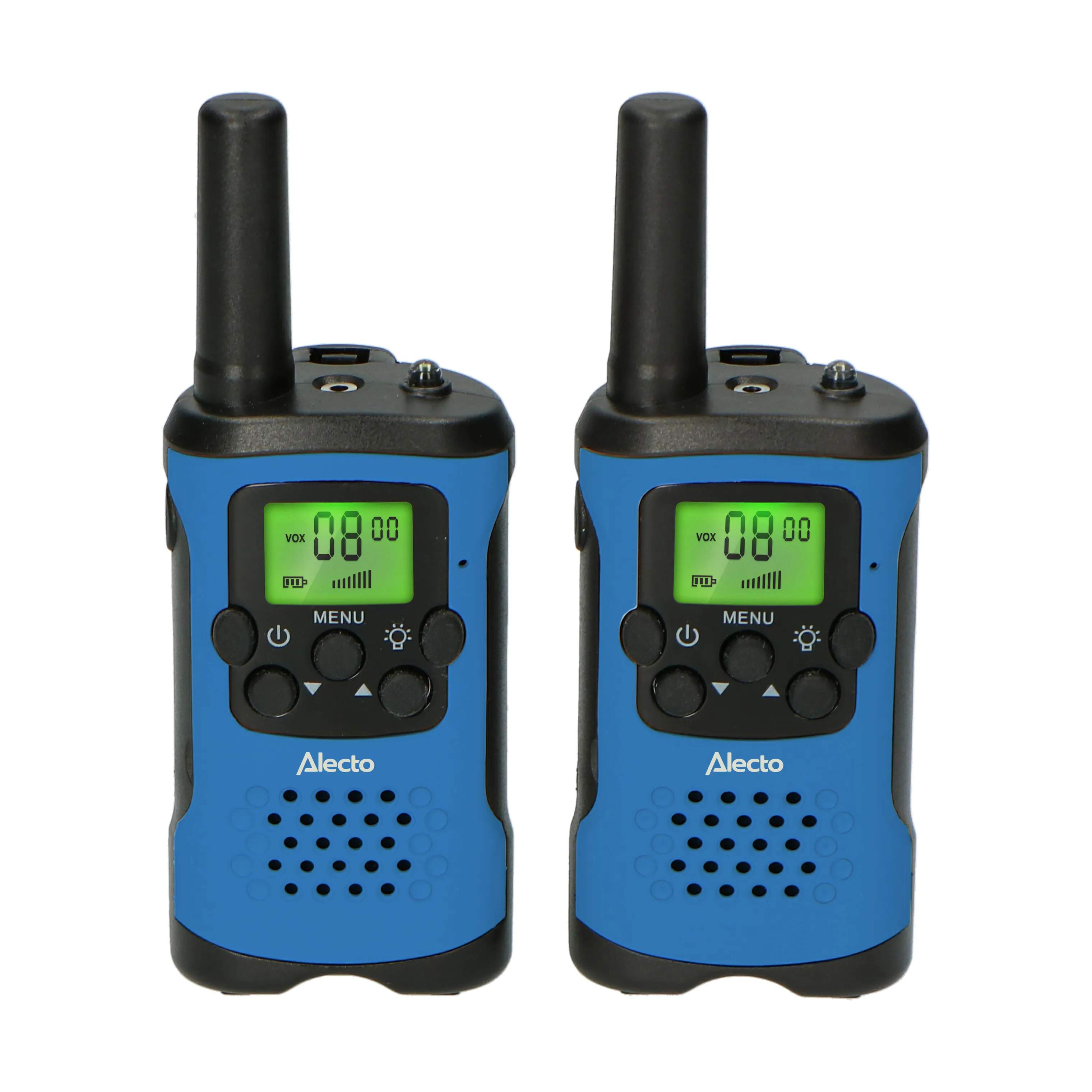 Alecto Til børneværelset Walkie Talkie sæt - 2 dele i Blå/Sort, 1