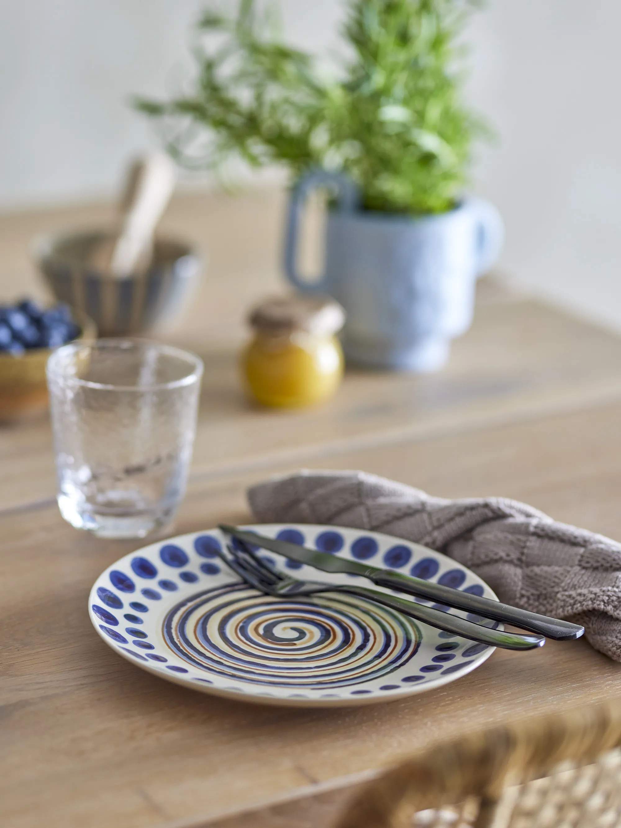 Bloomingville Frokosttallerkener Shama Tallerken i Orange, 20,5 cm, 2