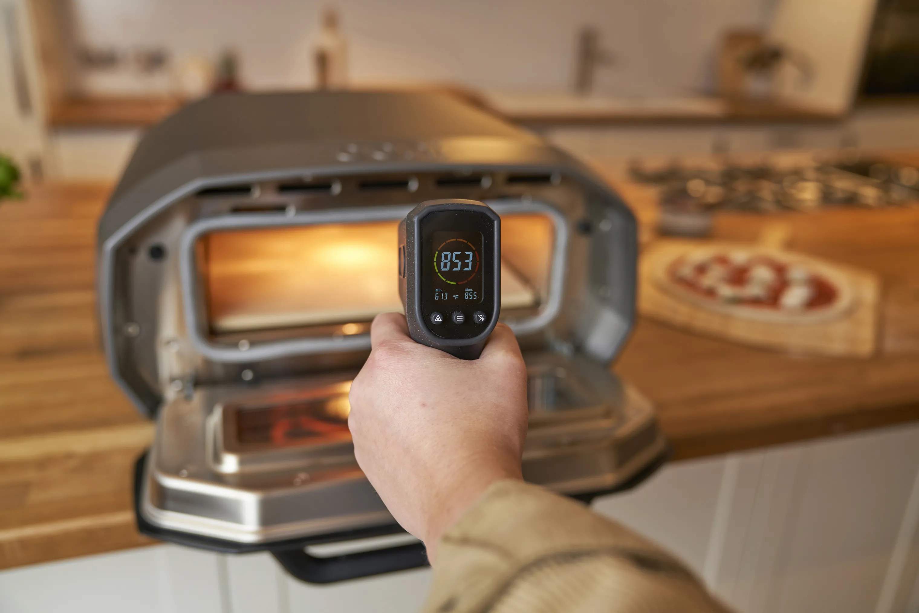 Ooni Stegetermometre Digital Infrarød Termometer i Sort, 2